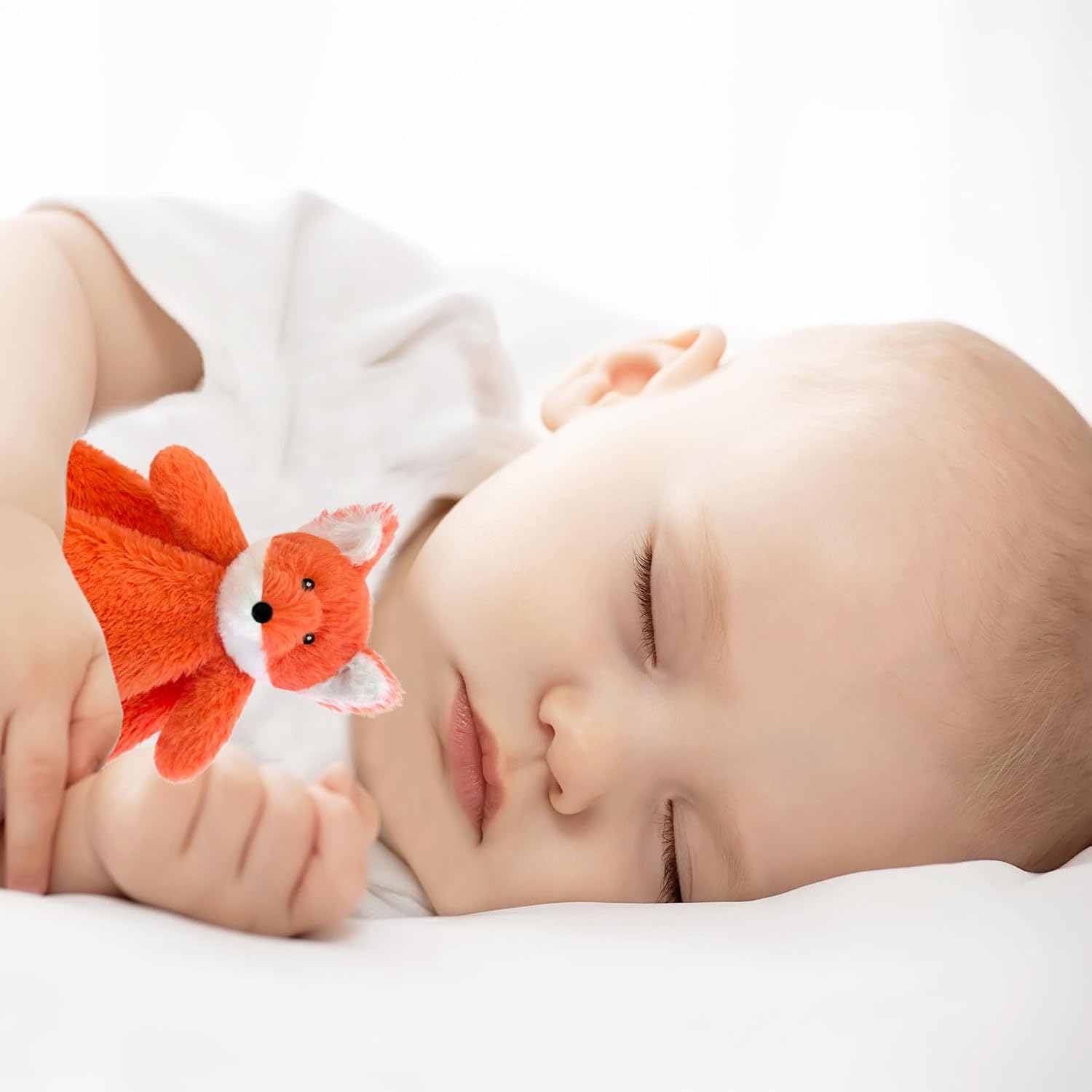Doindute Baby Orange Fox Plush Security Blanket 14 Inches