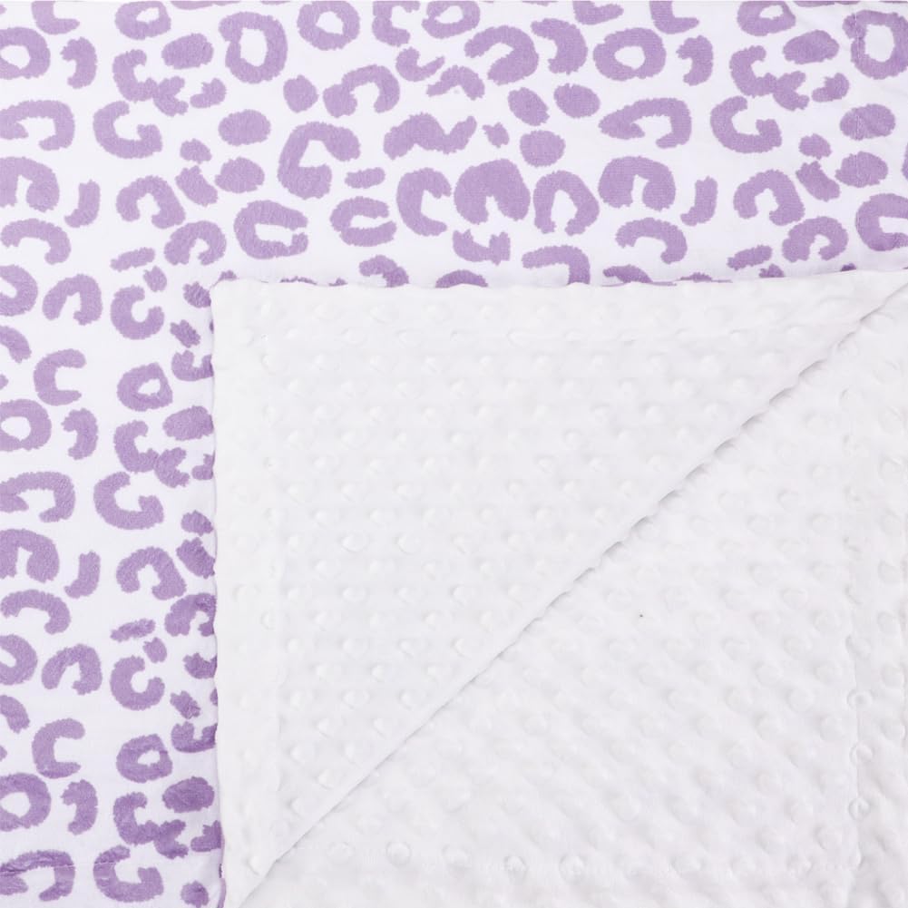 Super Soft Double Layer Minky Baby Blanket for Newborns
