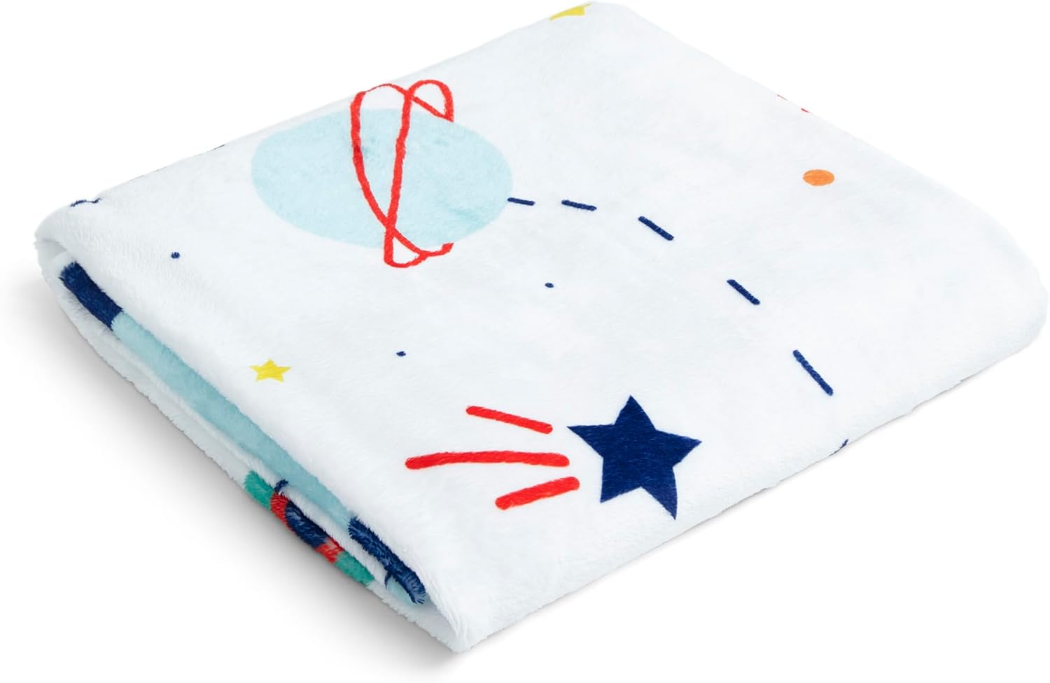 Delta Children Milestone Baby Blanket with 12 Space-Themed Cards
