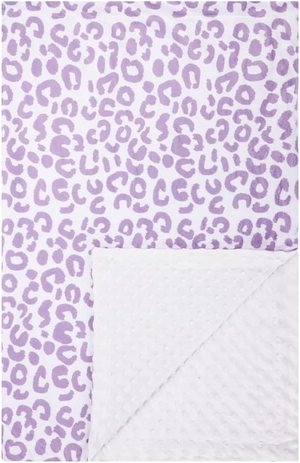 Super Soft Double Layer Minky Baby Blanket for Newborns
