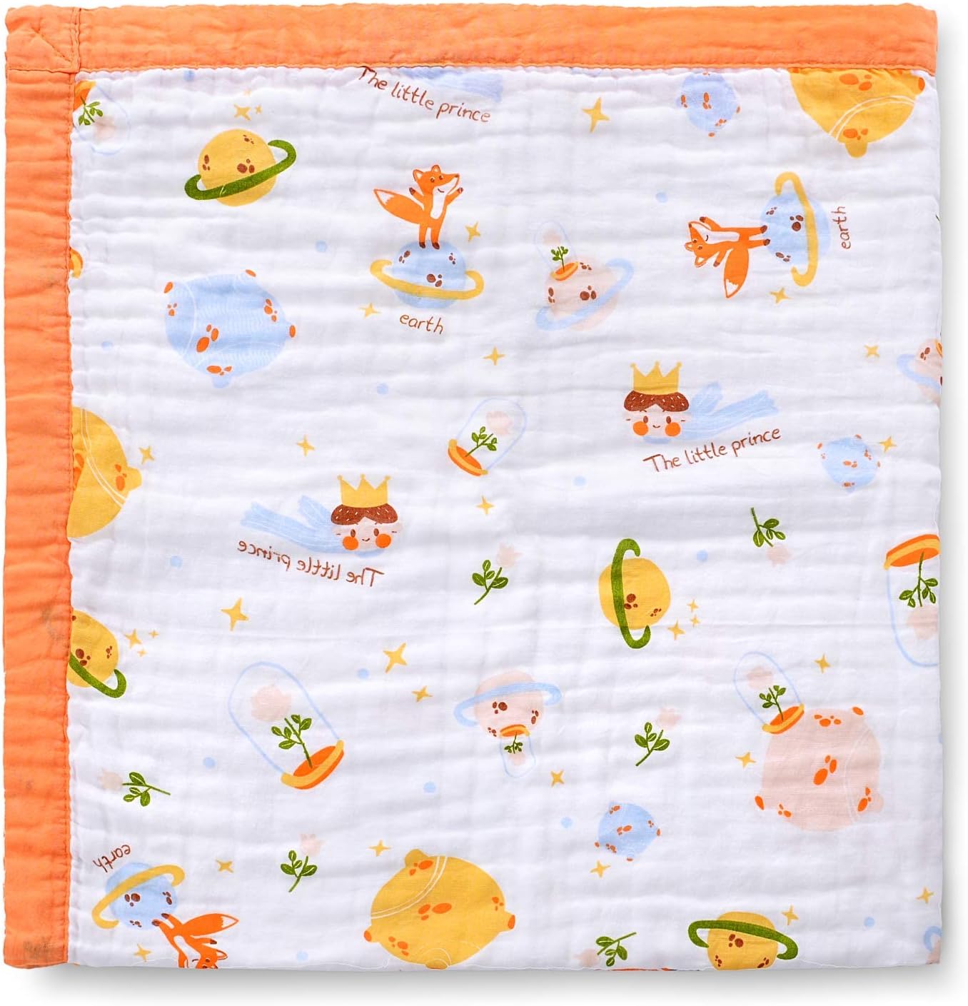 Jay Ava 42 x 42 4-Layer Muslin Blanket for Baby
