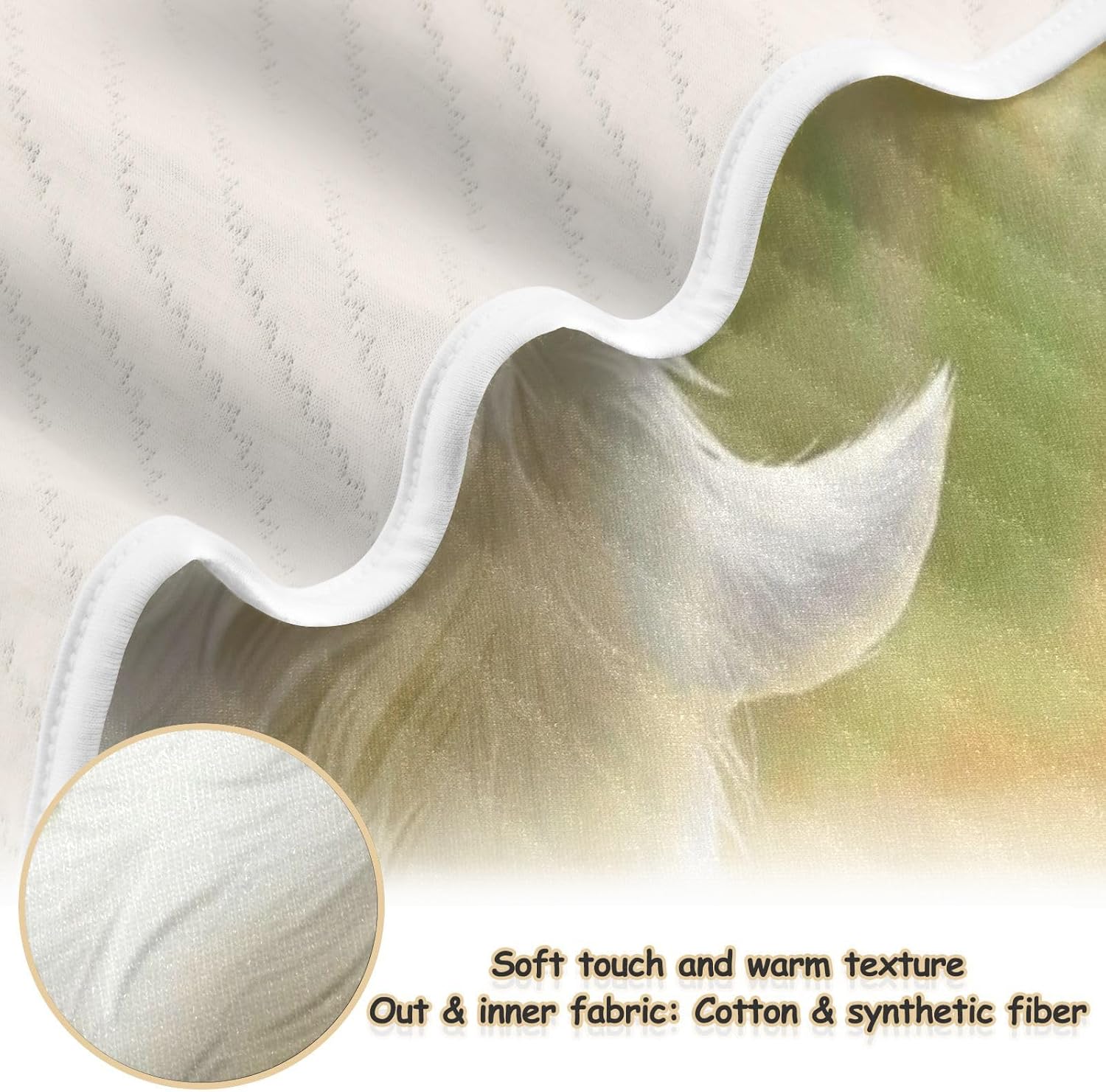 YJMYDDZ Baby Blanket Soft Cotton Polyester 30x40 Inch