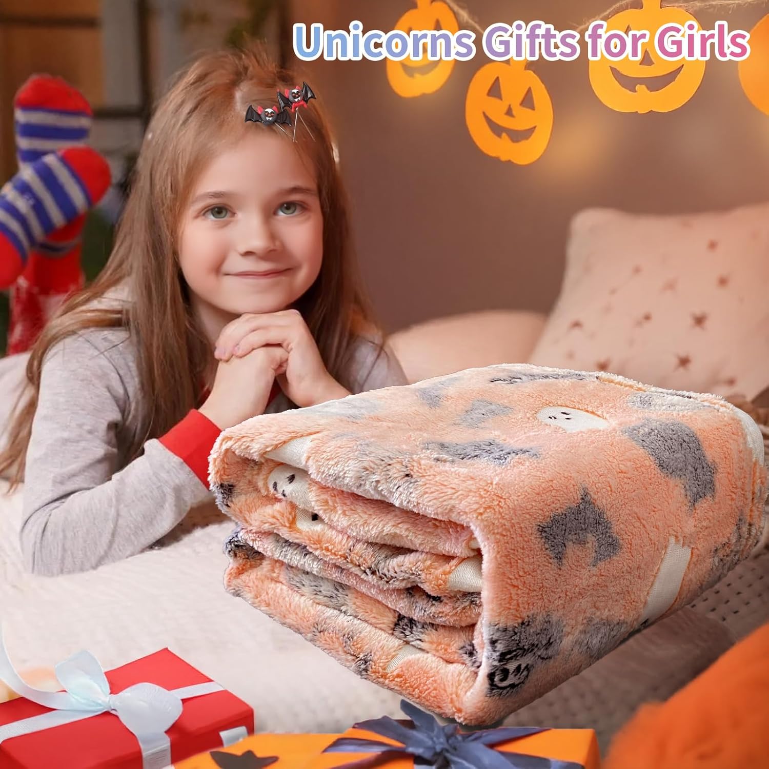 Cute Halloween Blanket for Kids and Adults 50x60