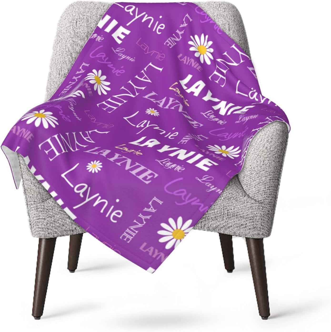 Personalized Baby Blanket With Name by GUPOXI