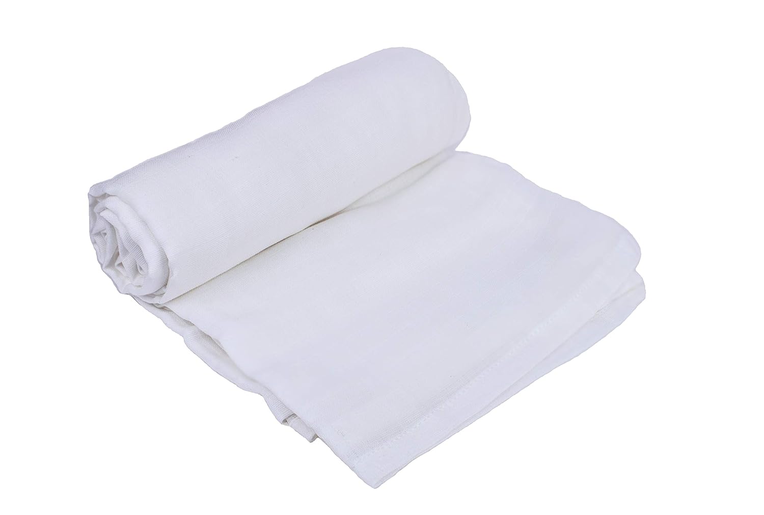 Organic Cotton White Swaddle Blanket - 47x47 100 Certified