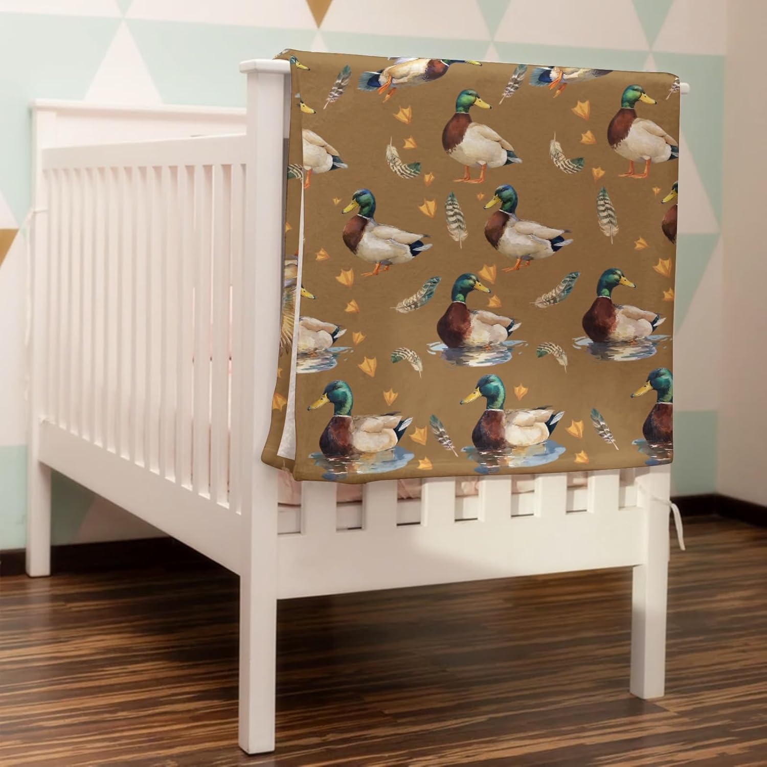 KASTLEE Vintage Duck Hunting Flannel Blanket