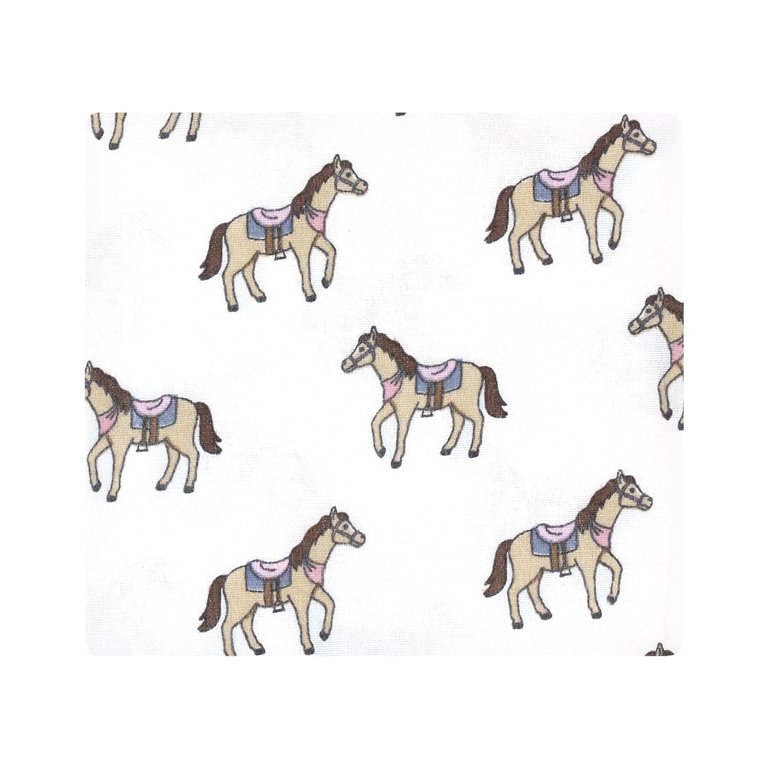 Hudson Baby Unisex Flannel Receiving Blankets 7-Pack Bundle Cowgirl