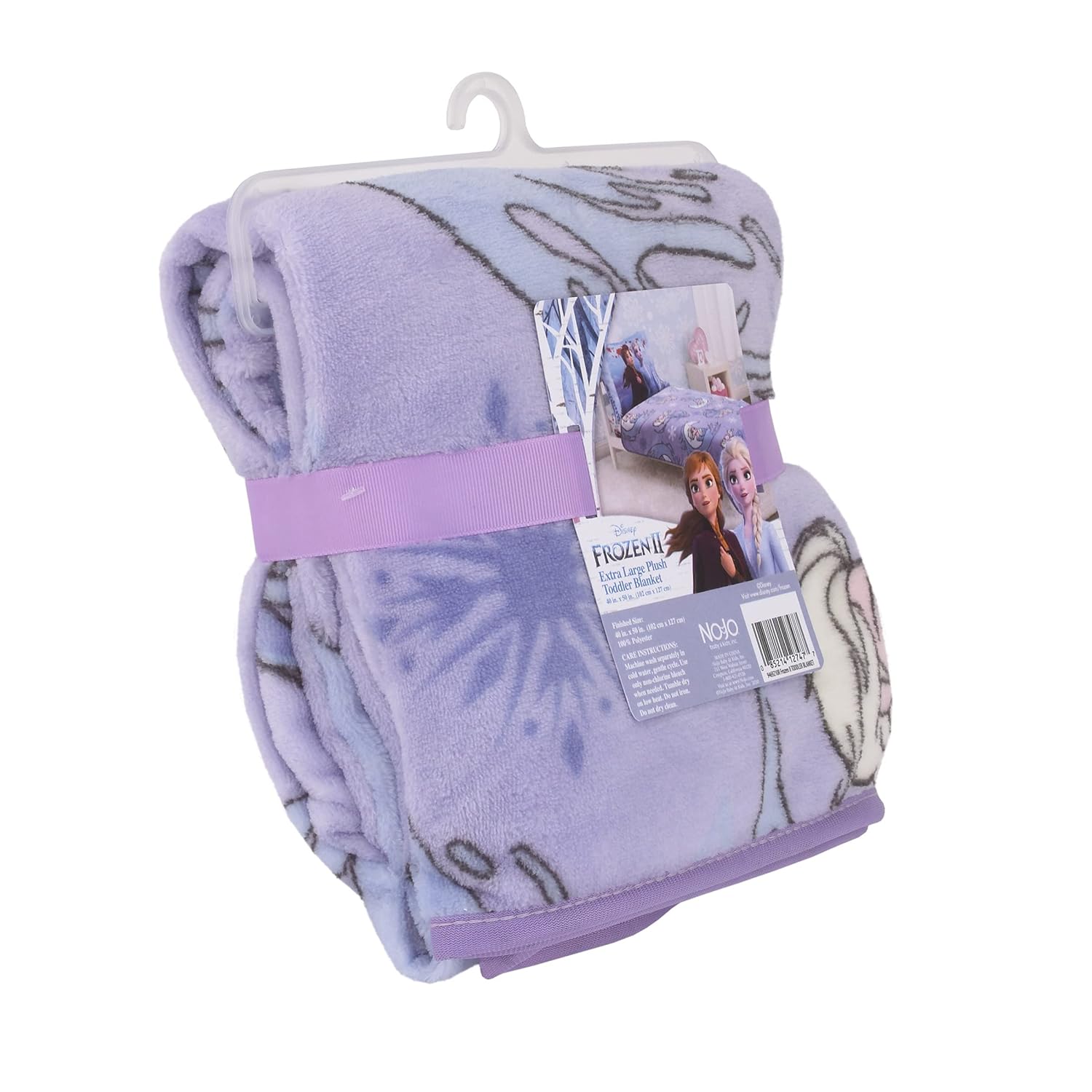 NoJo Disney Frozen 2 Elsa and Nokk Toddler Blanket 40x50