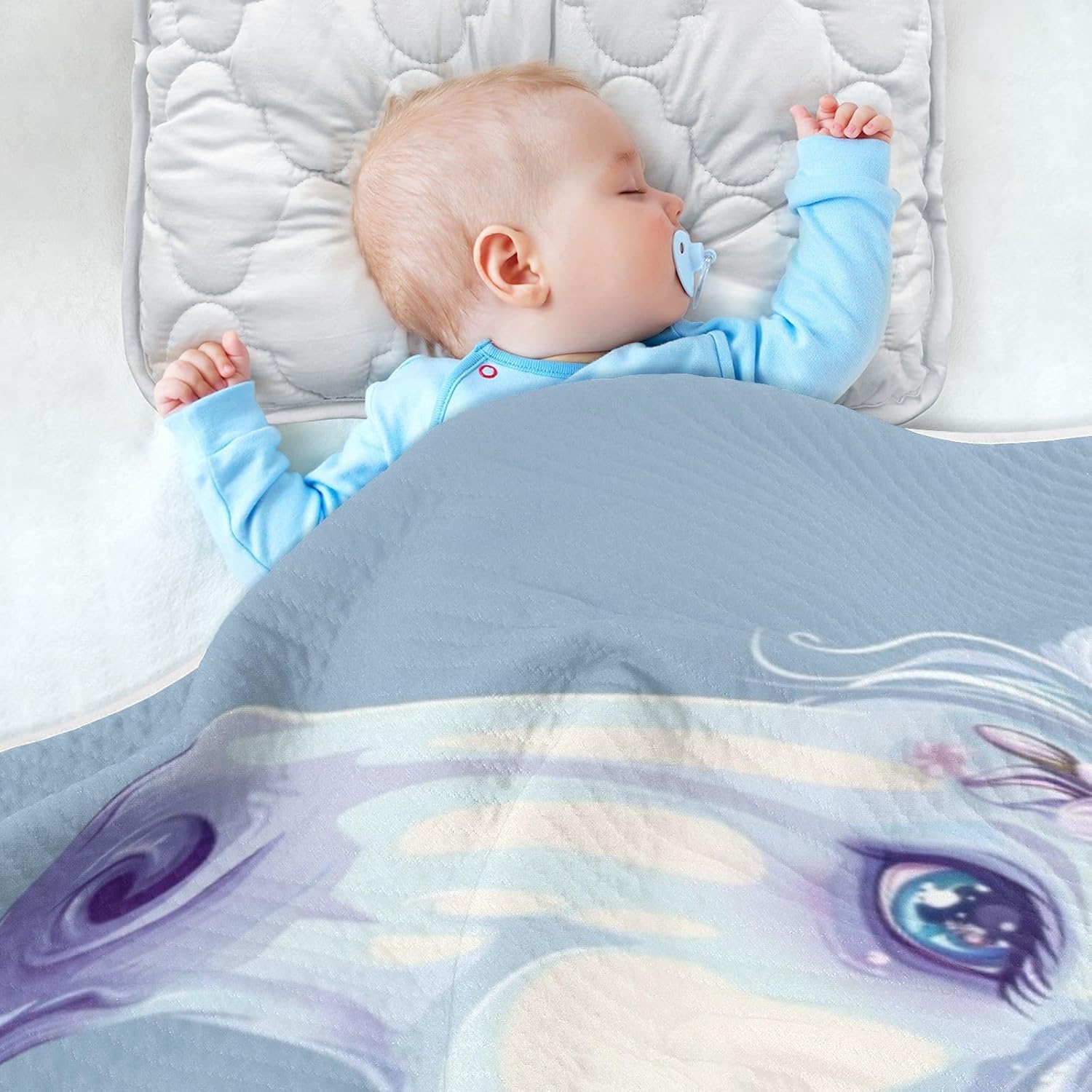 YJMYDDZ Baby Blanket - Super Soft Unicorn 30x40 Inch