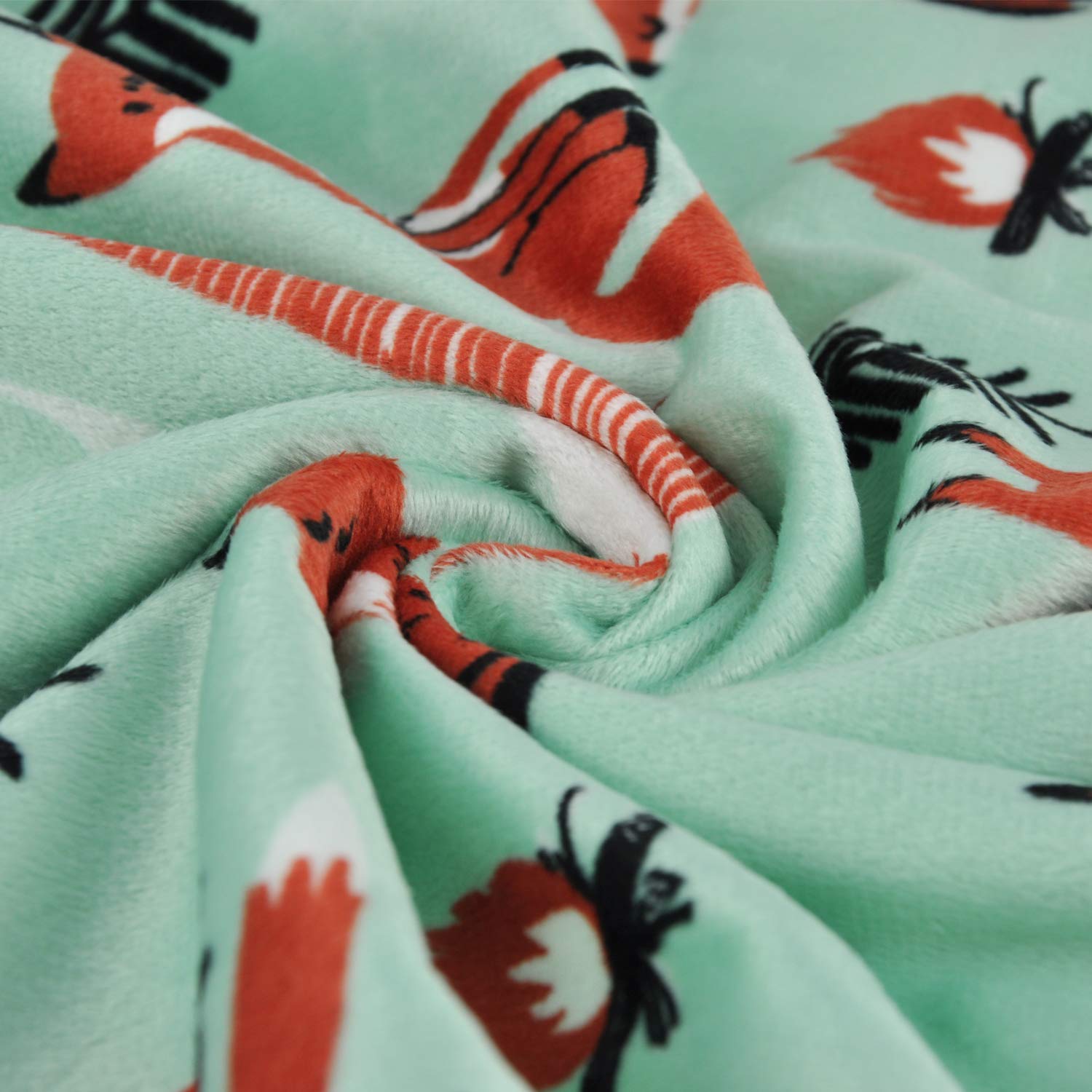 BORITAR Christmas Fox Baby Security Blanket 14 Inch