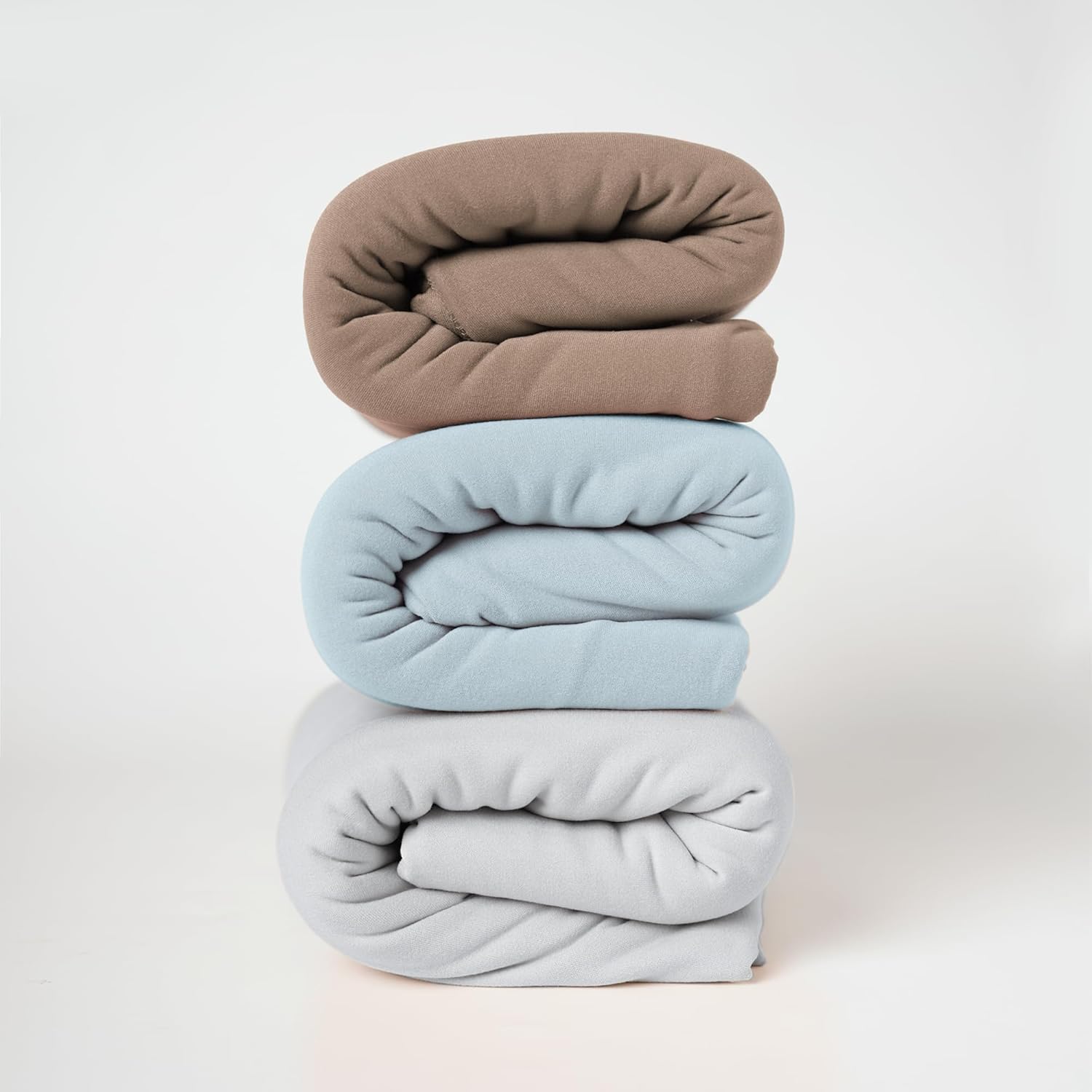 MairMore Baby Swaddle Blanket with Beanie Set Blue