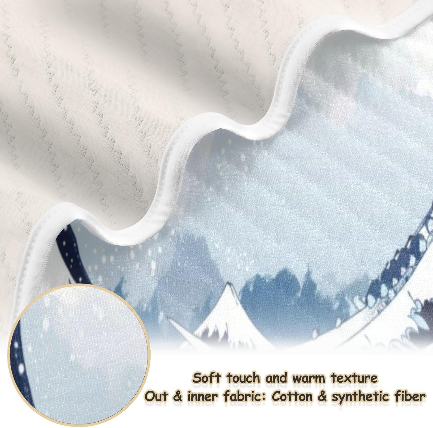 Baby Blanket for Unisex 30x40 Inch Soft and Breathable