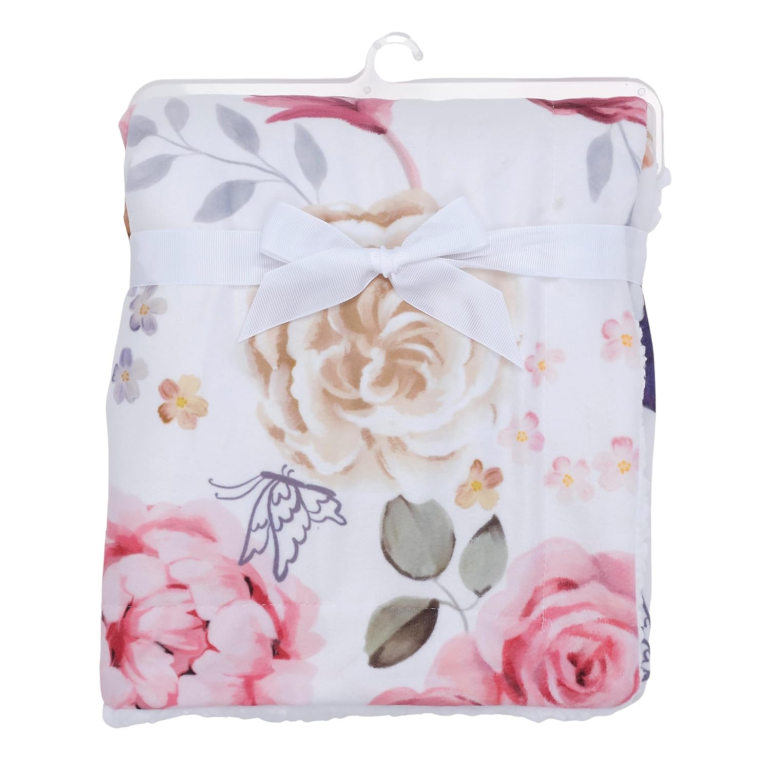 Lambs Ivy Secret Garden Ultra-Soft Fleece Baby Blanket
