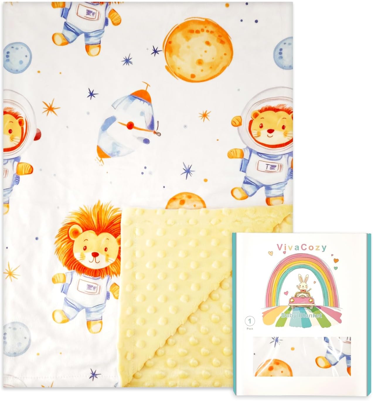 VivaCozy Baby Blanket Double Layer 30x40 Inch 1