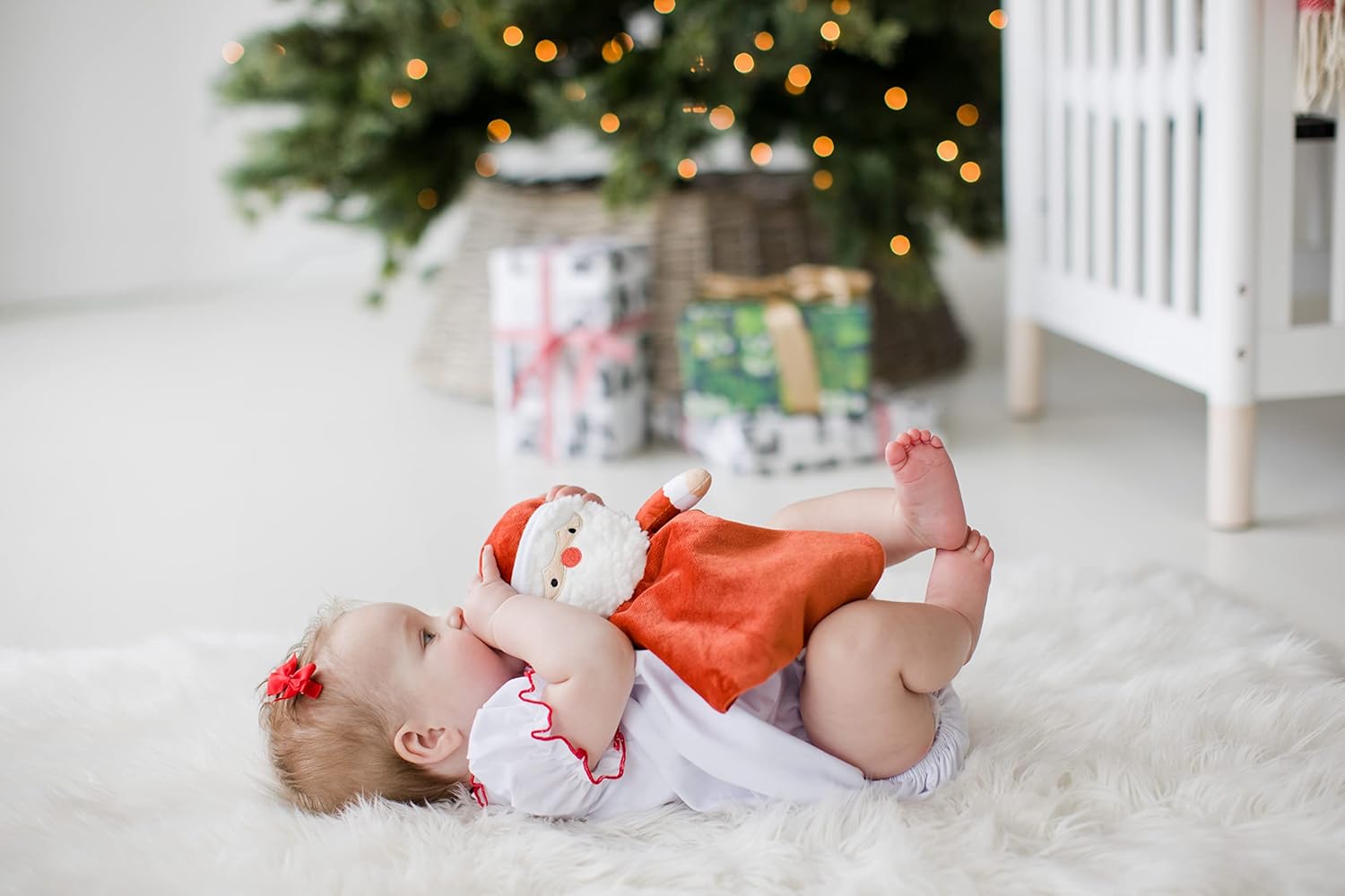 Little Holly Christmas Security Blanket for Babies