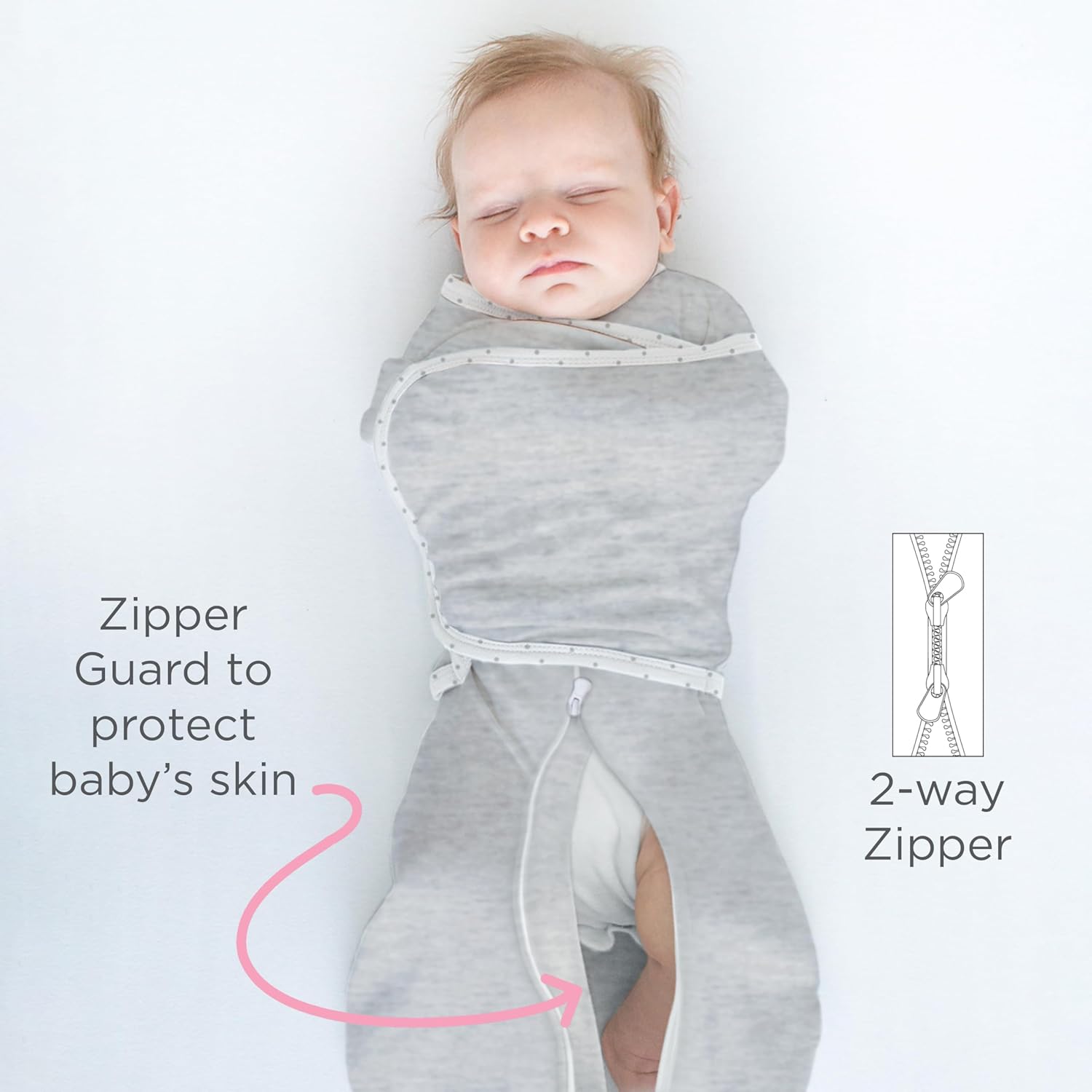 SwaddleDesigns Omni Swaddle Sack for Newborn 6-Way Flexibility