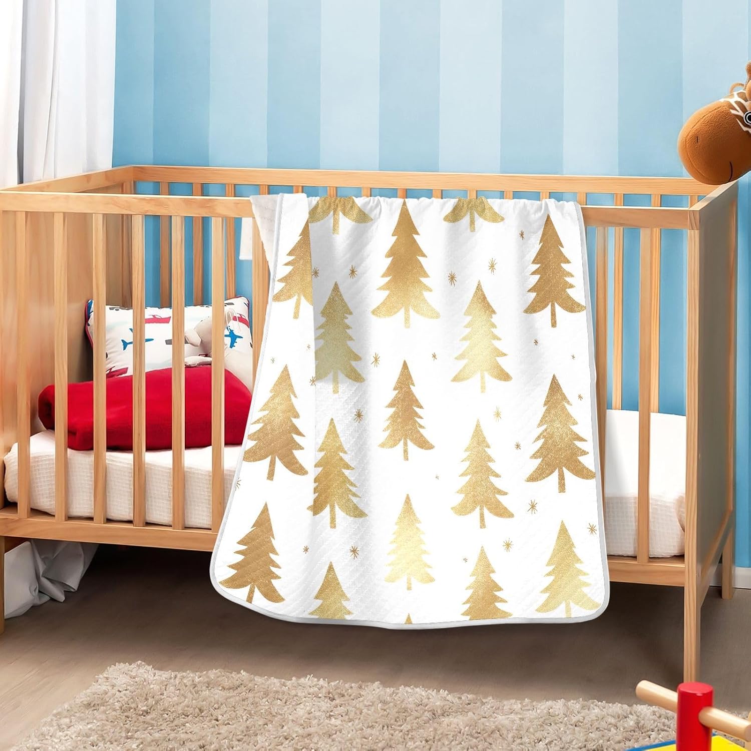 Kigai Christmas Tree Baby Blanket 30x40 Inch 1
