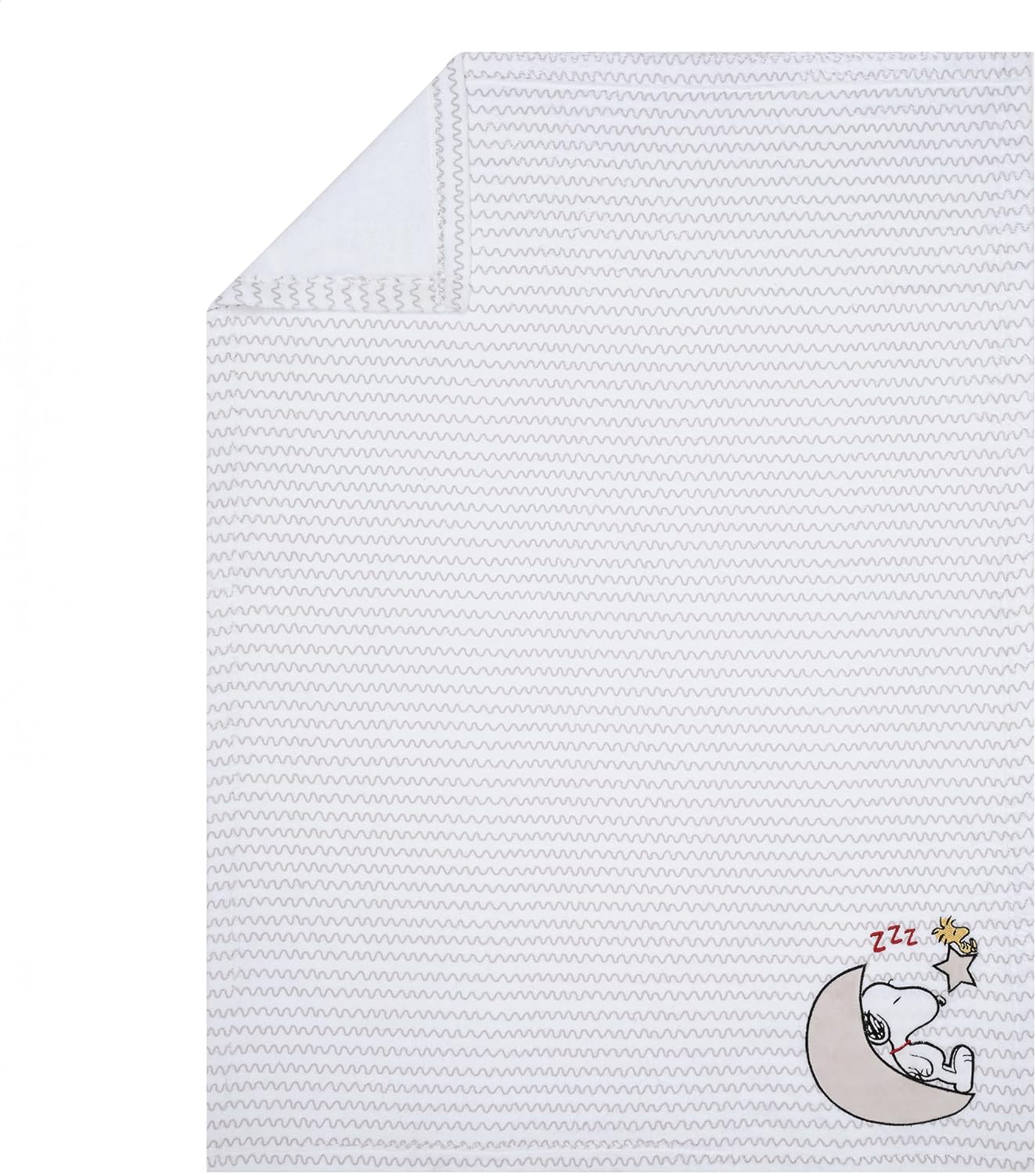 Bedtime Originals Snoopy Applique Fleece Blanket