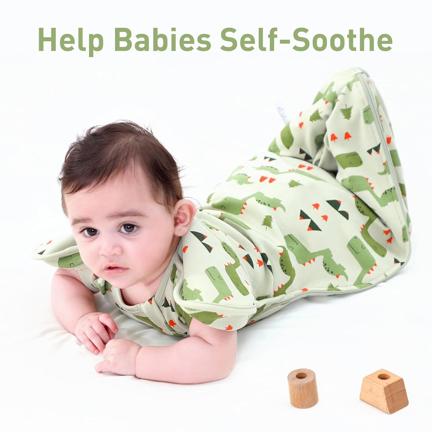Knirose Swaddle Blanket Sleep Sack 2 Packs with Arms Up Design