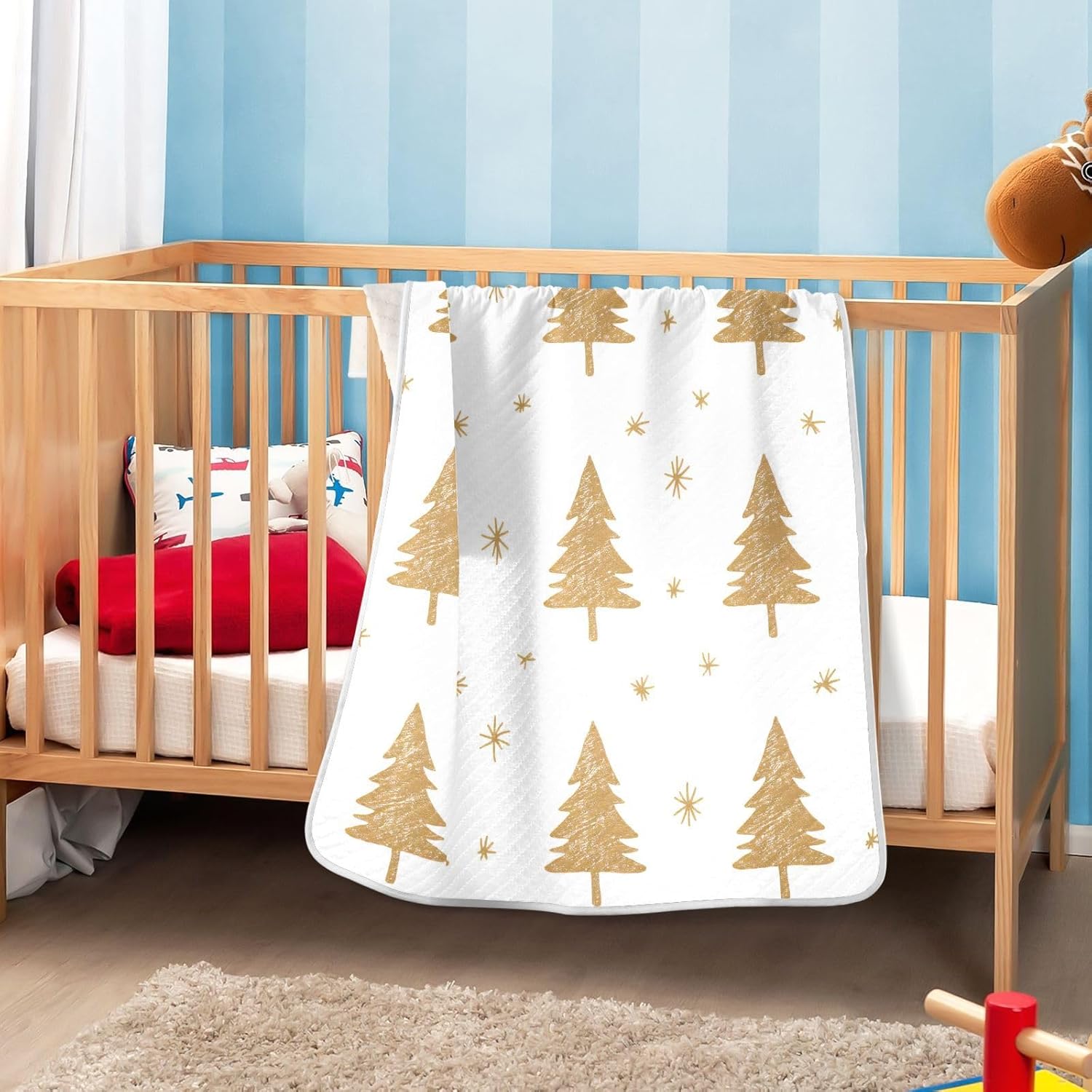 Kigai Christmas Tree Baby Blanket 30x40 Inch