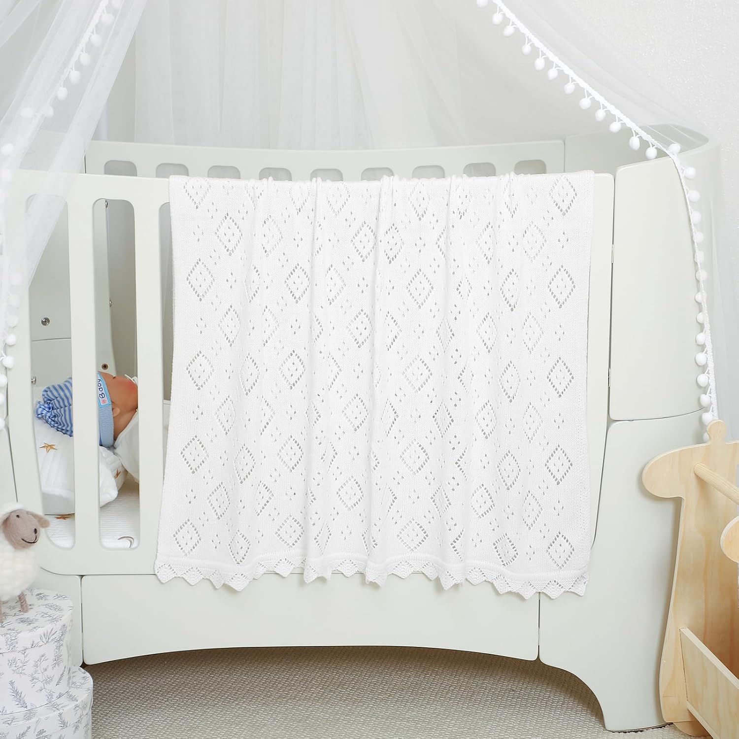 Mimixiong Baby Swaddle Blanket 100 Cotton