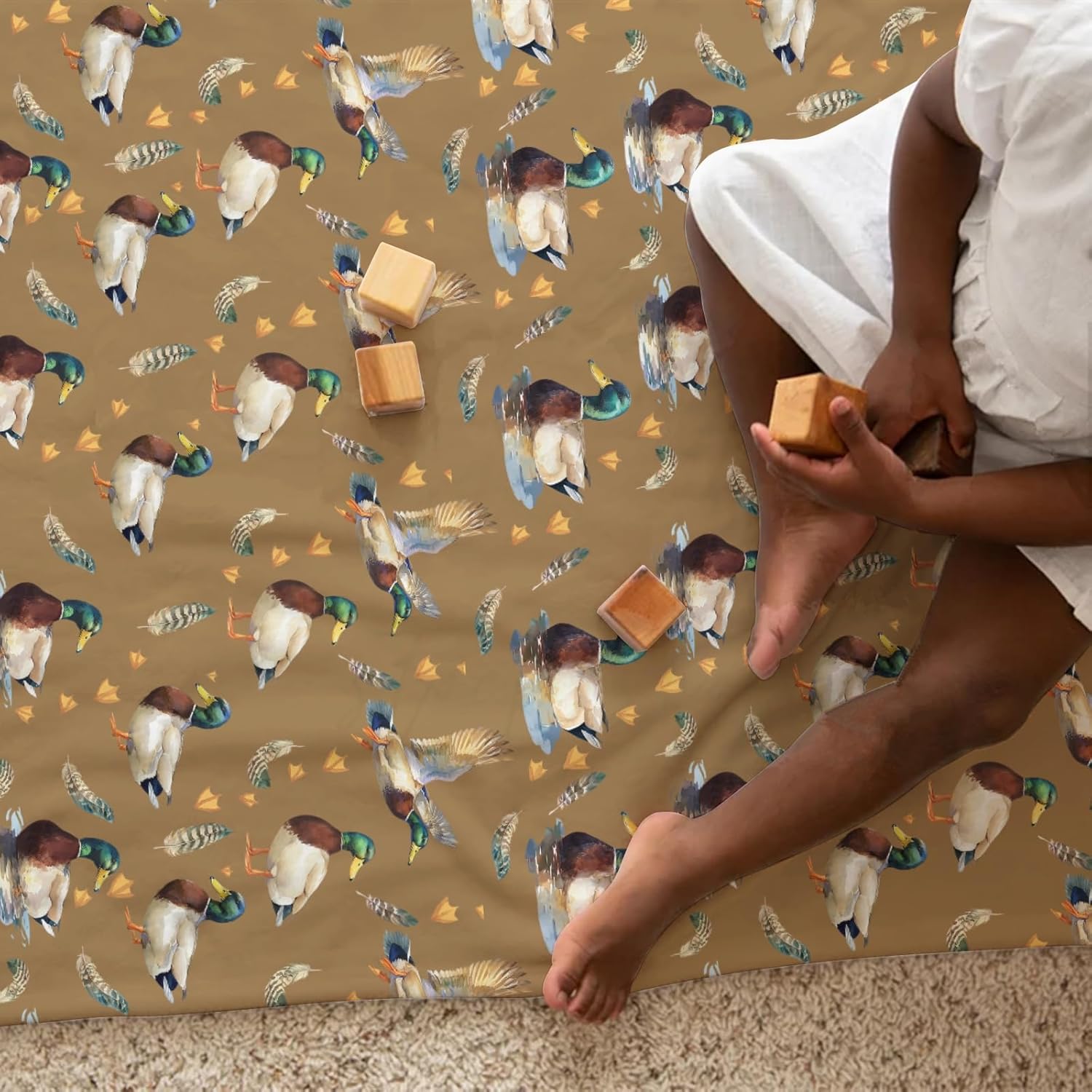 KASTLEE Vintage Duck Hunting Flannel Blanket