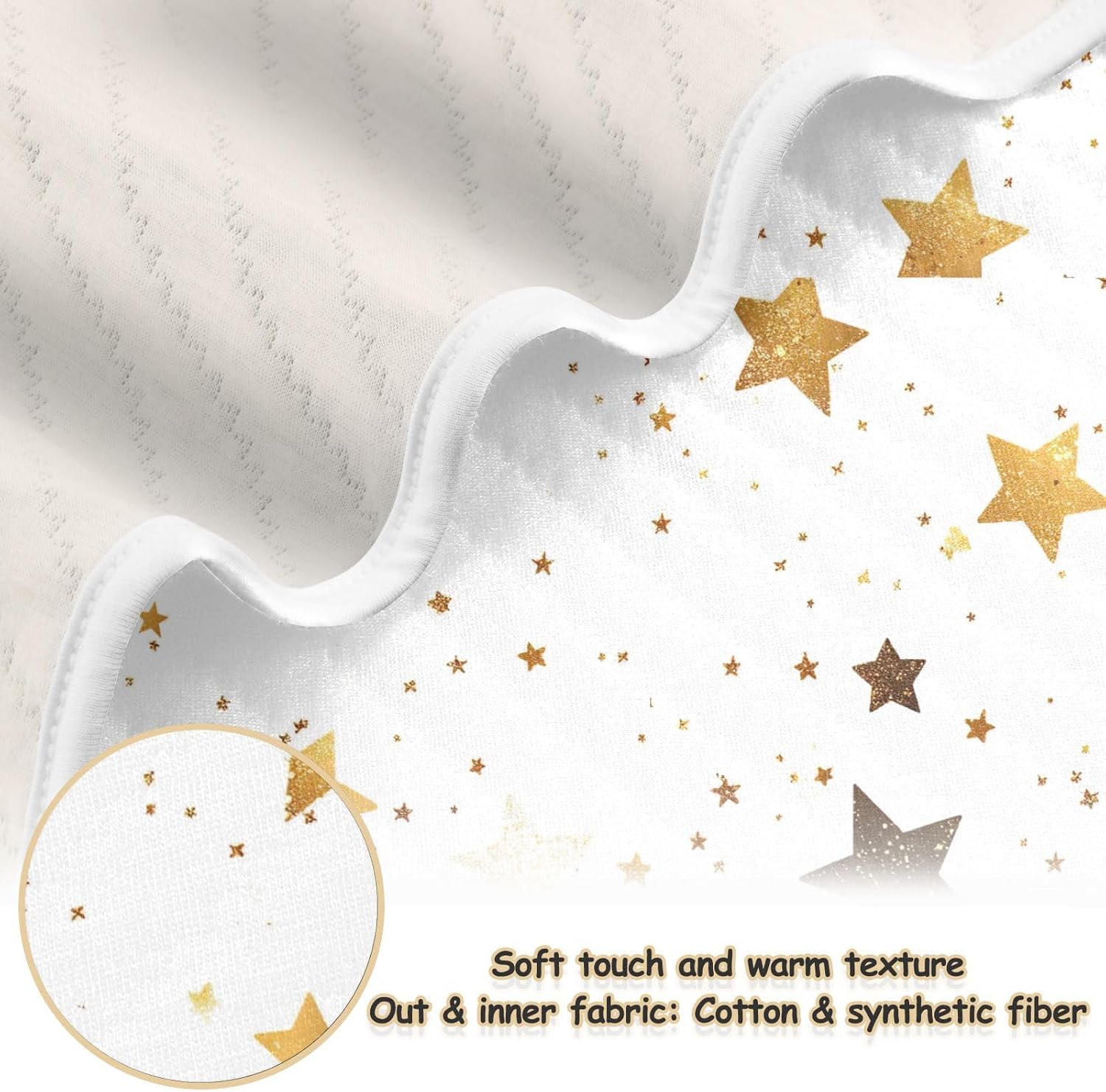 Cotton Baby Blanket Soft Cozy Throw for Toddler 30x40 - Christmas Pine Branches