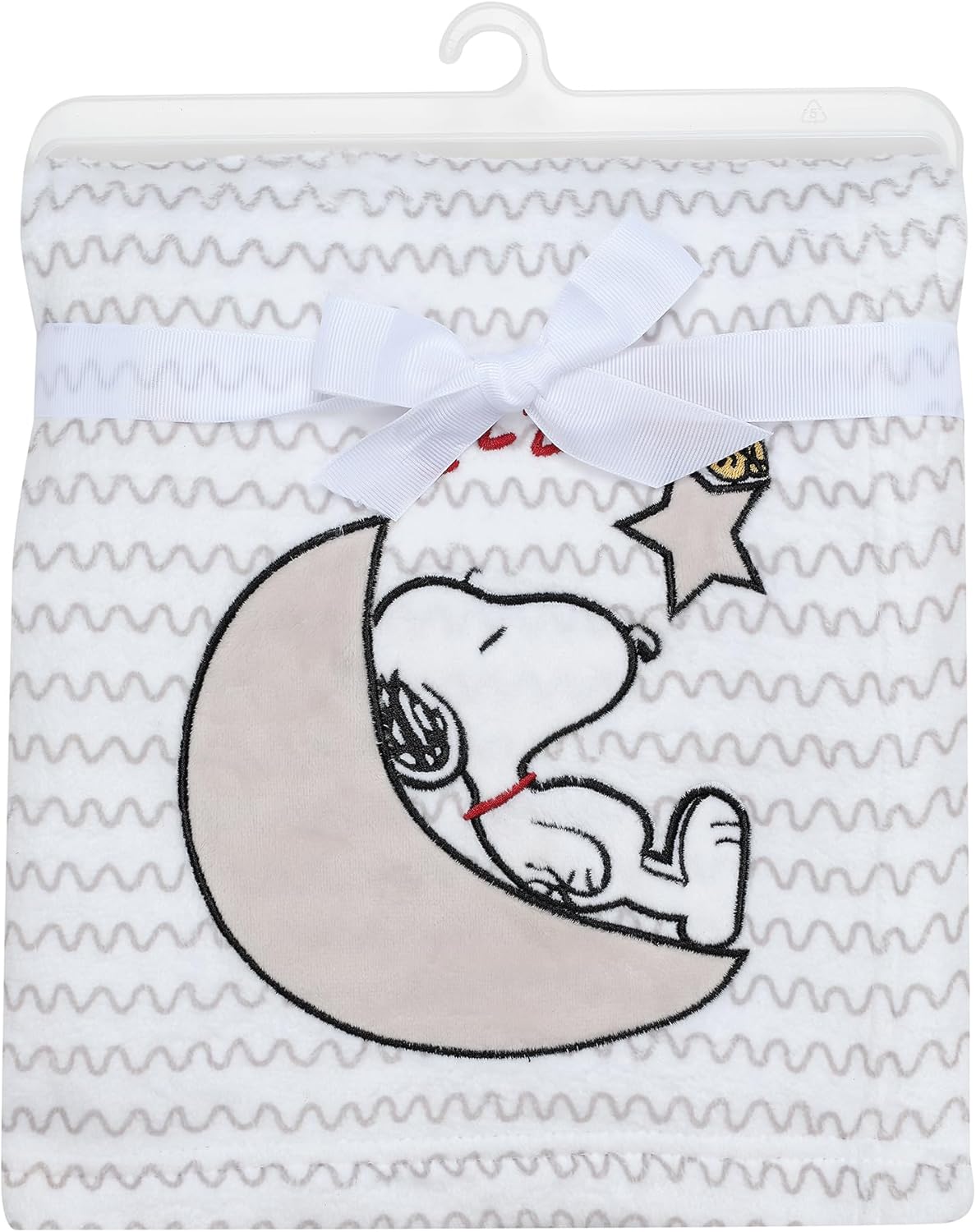 Bedtime Originals Snoopy Applique Fleece Blanket