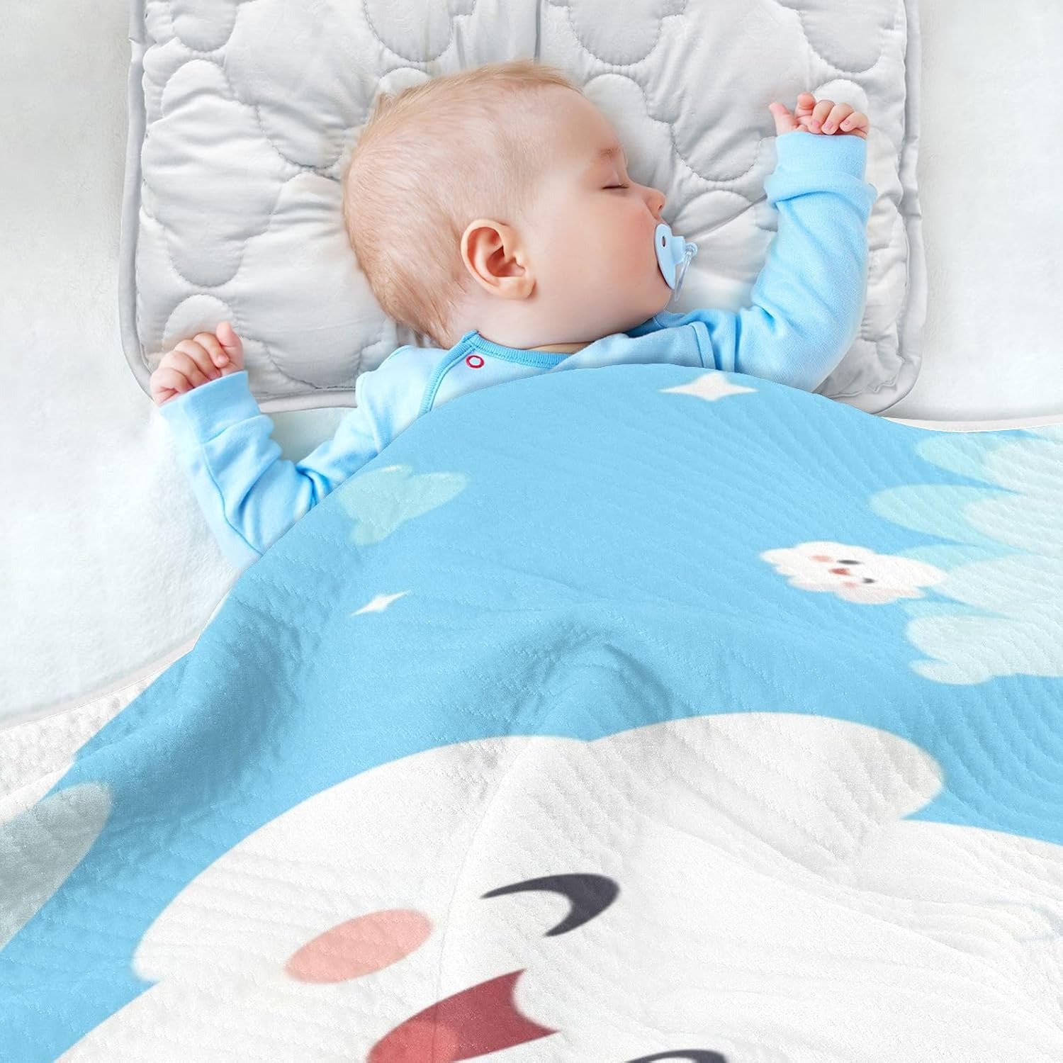 YJMYDDZ Unisex Baby Blanket Cloud Design 30x40 Inch