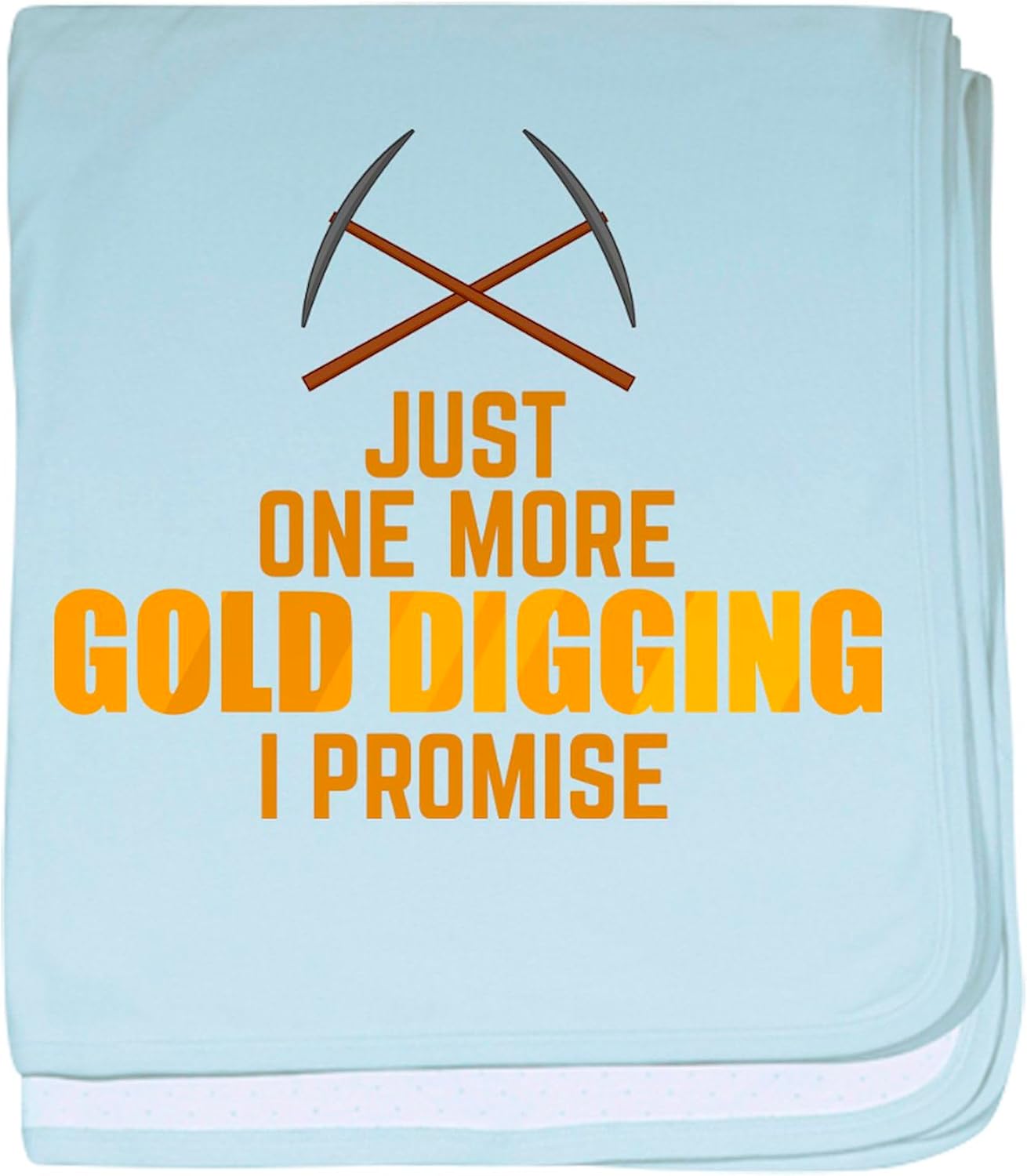 CafePress Gold Prospector Baby Blanket Ultra-Soft Newborn Swaddle