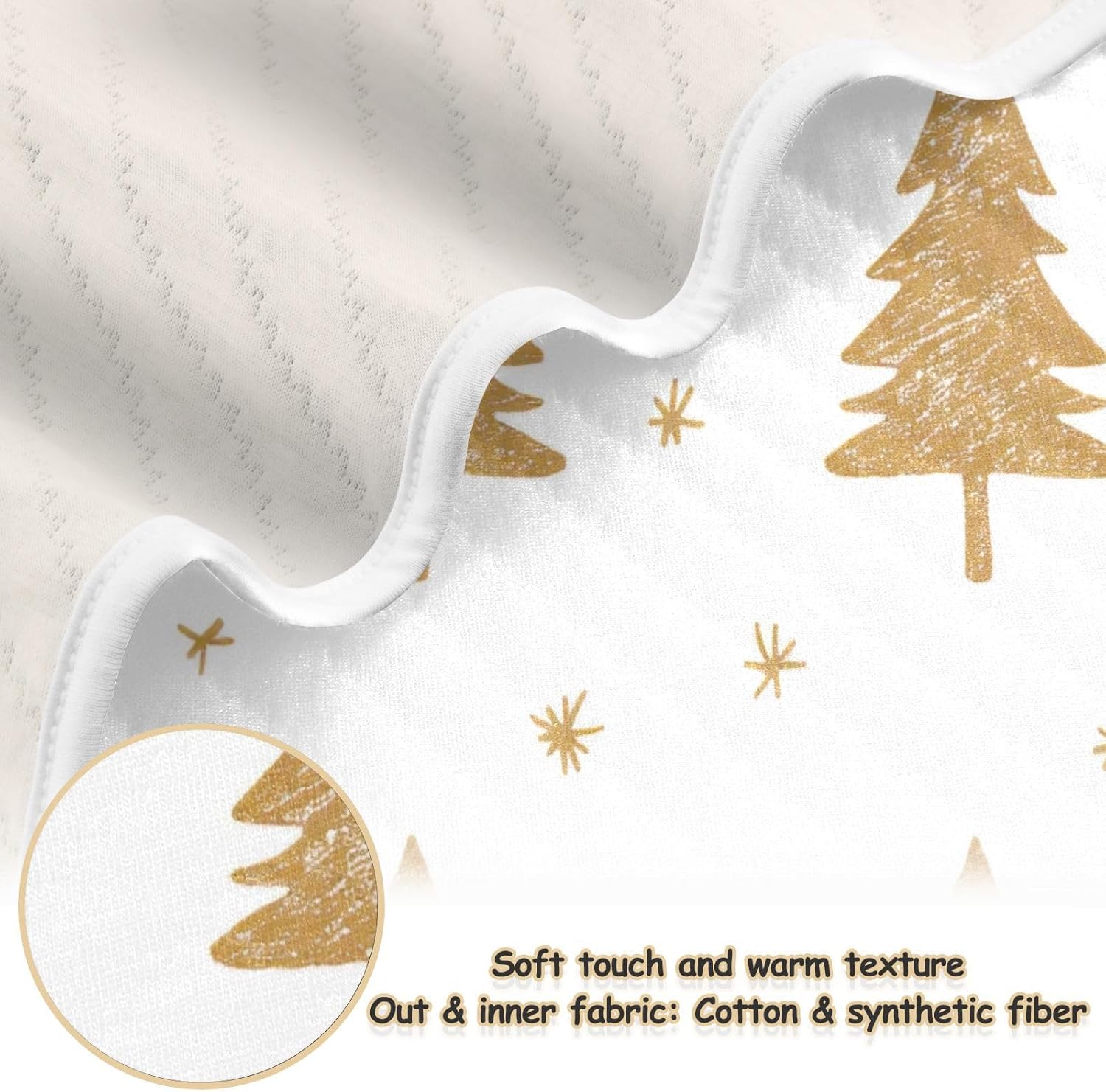 Kigai Christmas Tree Baby Blanket 30x40 Inch