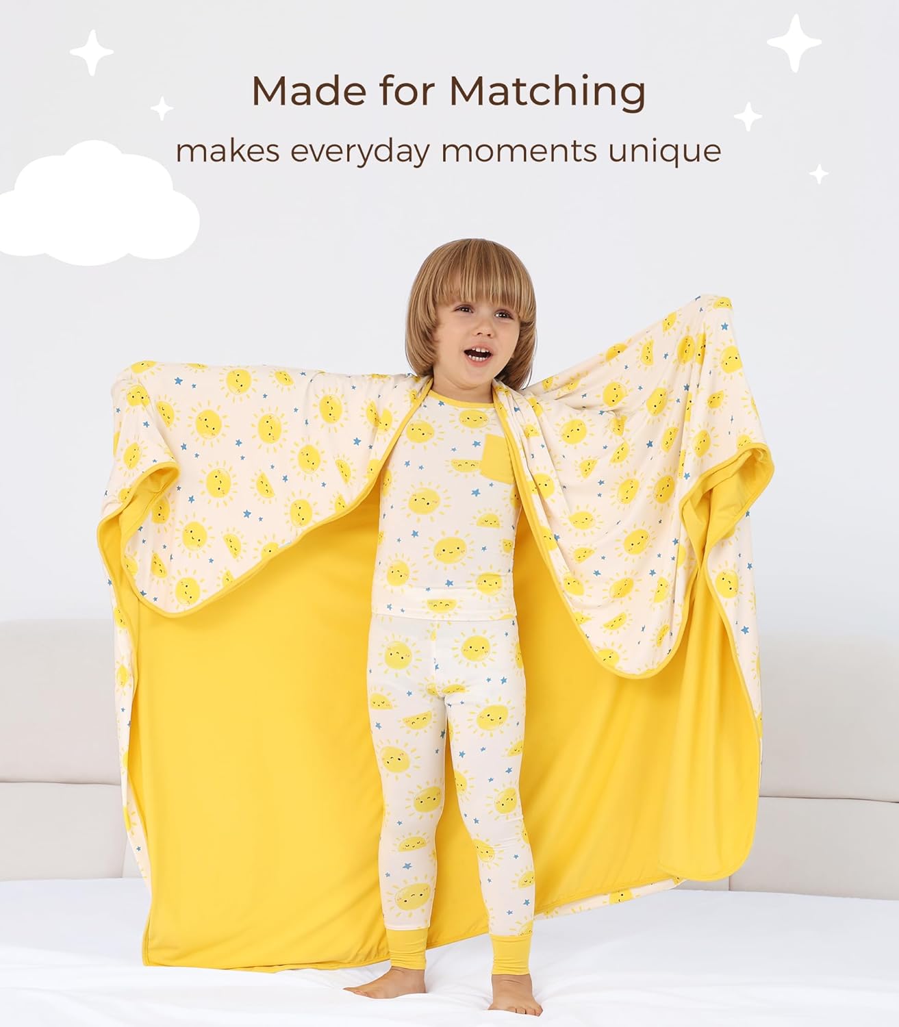 DREAMHALO Bamboo Stretchy Baby Blanket 50x50
