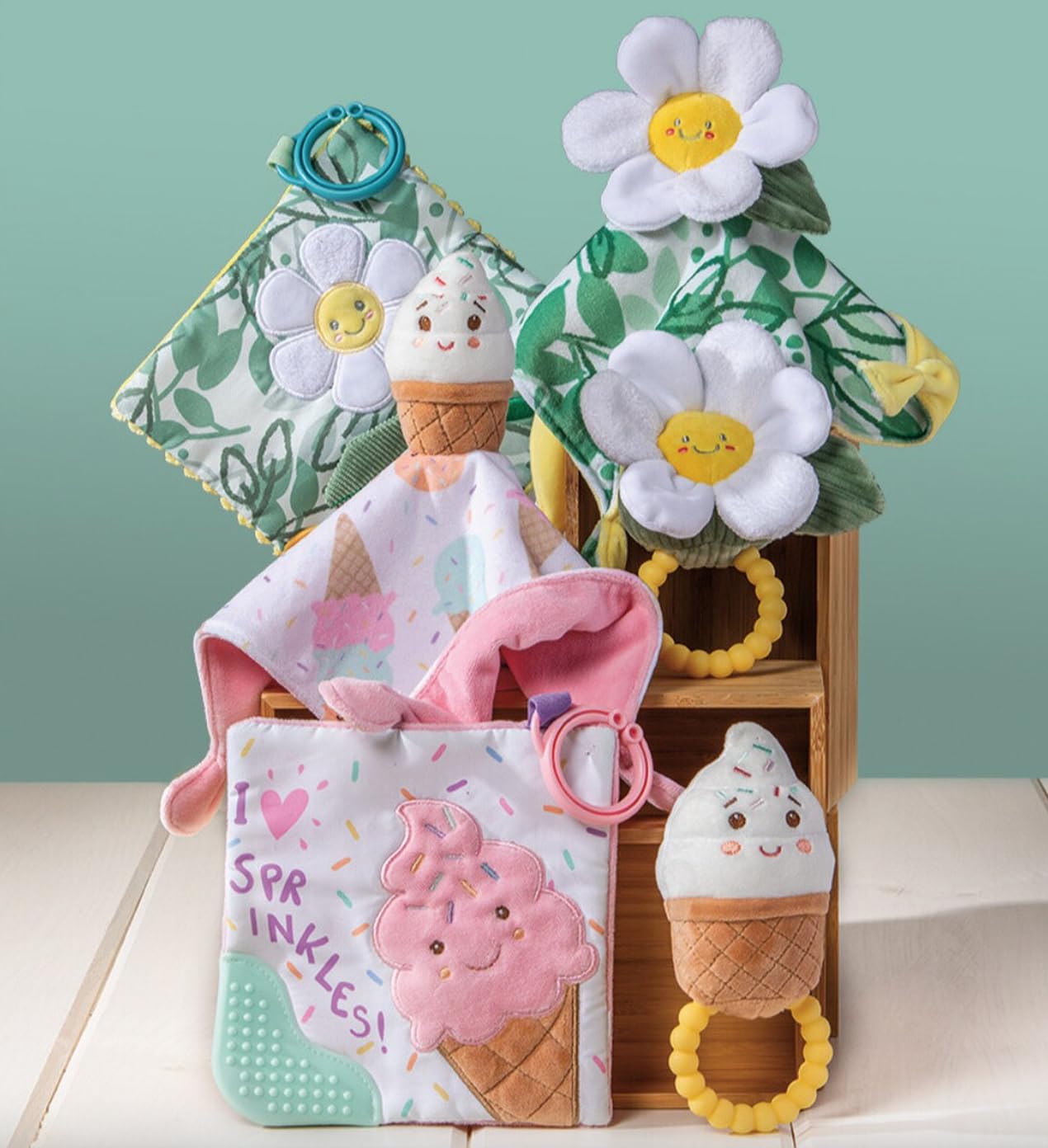 Mary Meyer Sweet Soothie Lovey Security Blanket Daisy