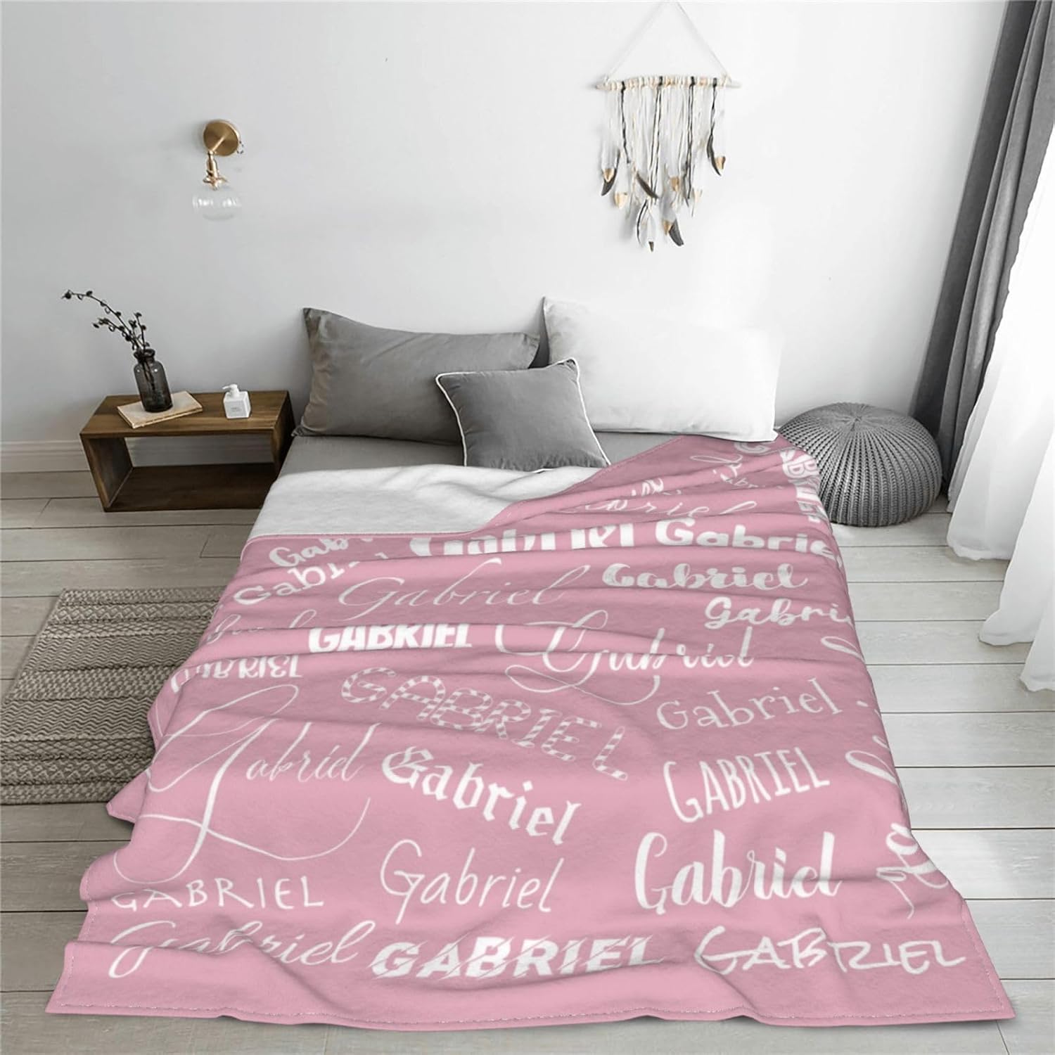 Custom Name Blanket for Baby Kids and Pets