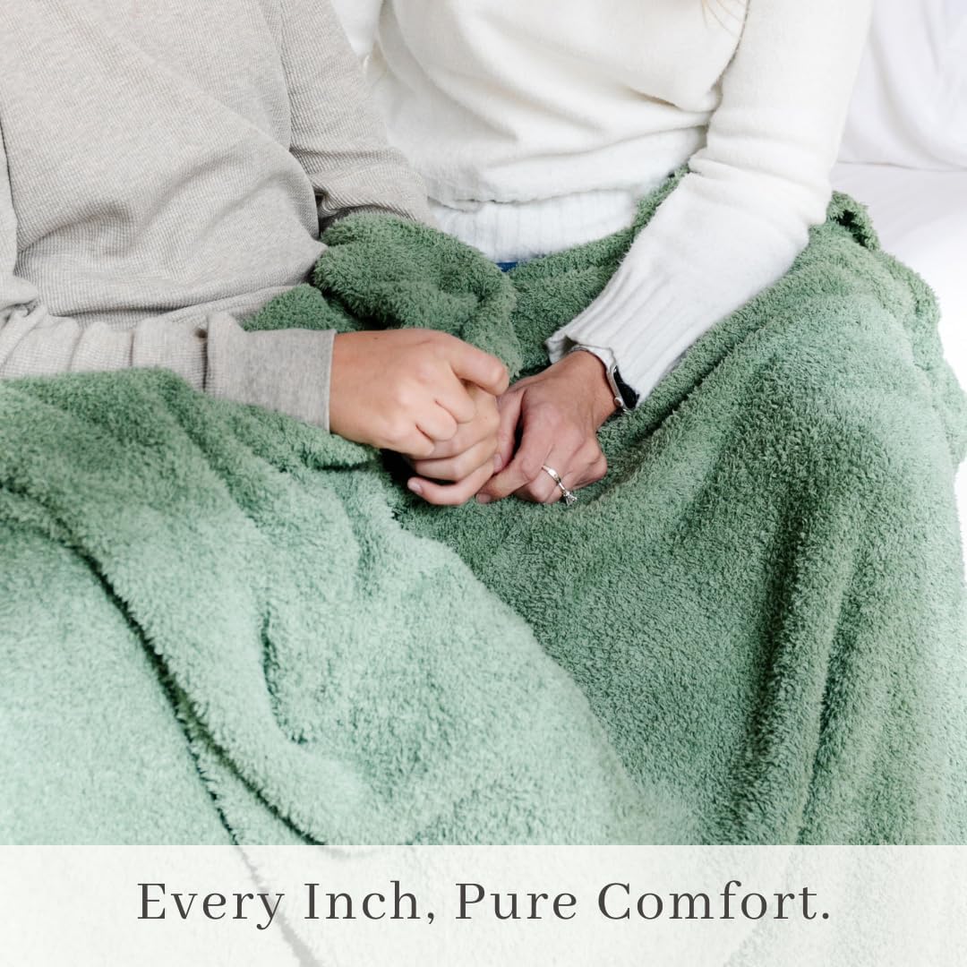 SARANONI Bamboni Luxury Baby Blanket - Olive 30 x 40
