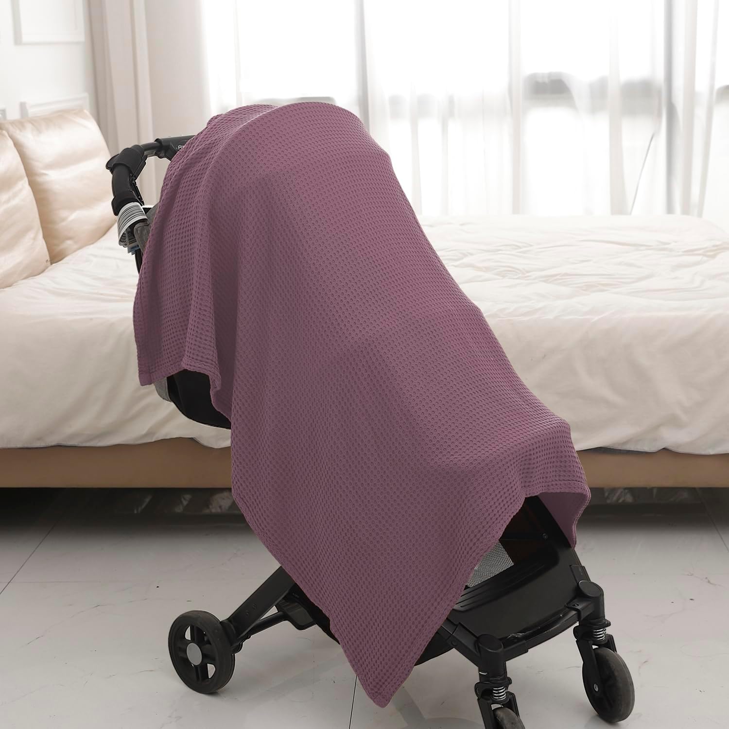 Kloovete 36 x 40 Inch Waffle Weave Cooling Blanket