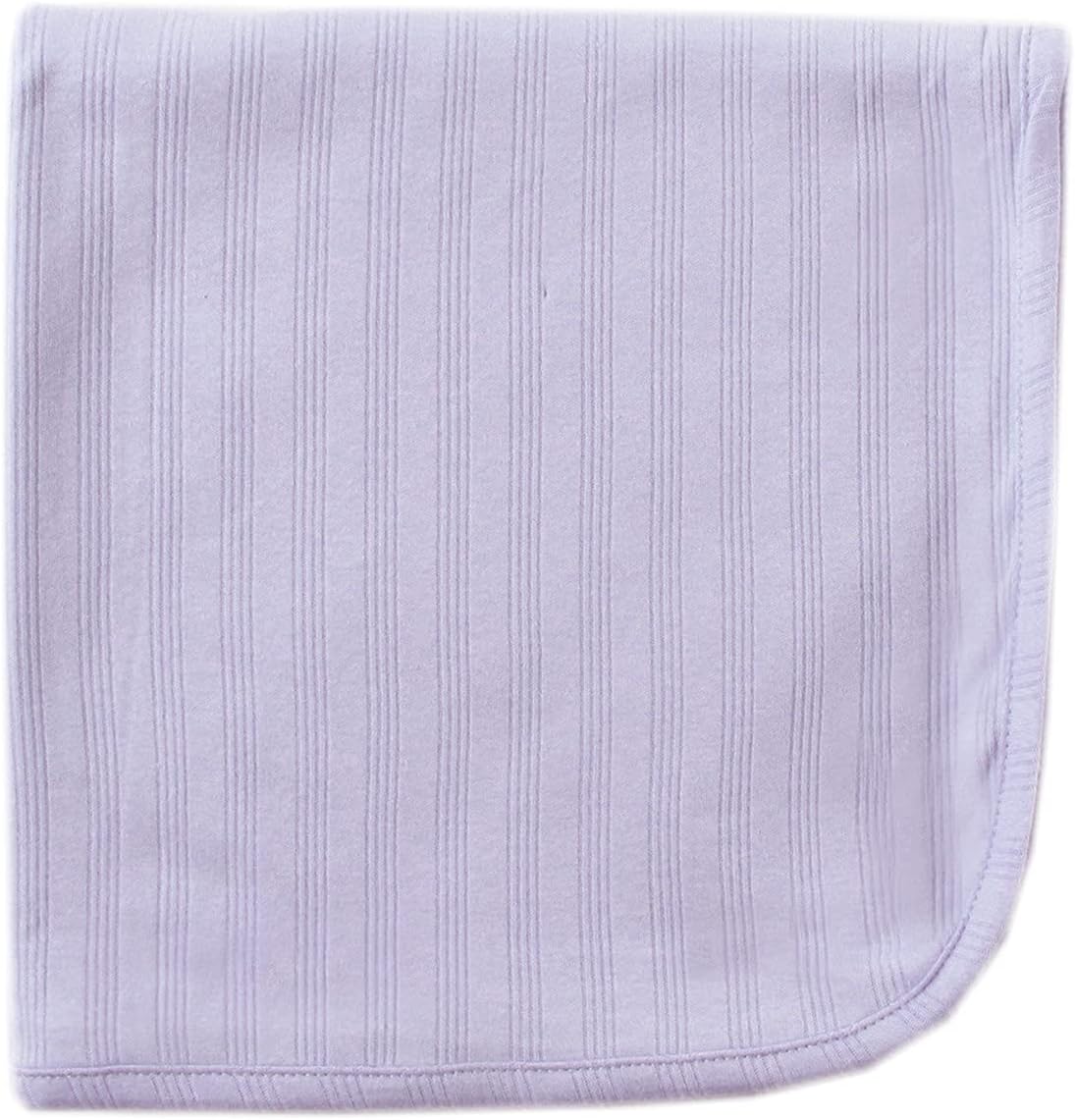 Touched by Nature Organic Cotton Swaddle Blanket Lavender One Size 1