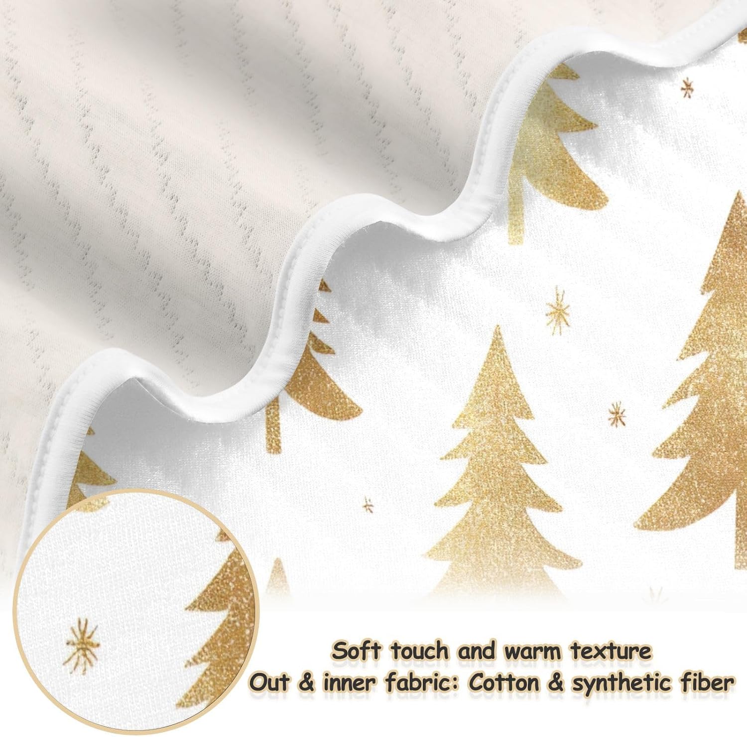 Kigai Christmas Tree Baby Blanket 30x40 Inch 1