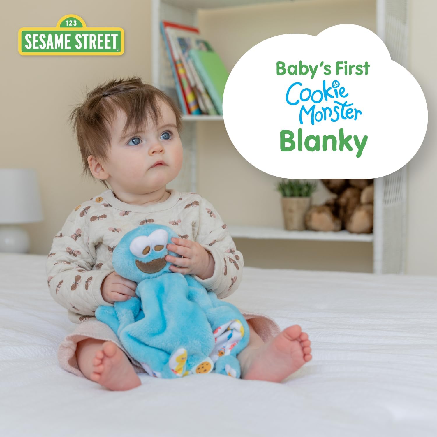 KIDS PREFERRED Sesame Street Cookie Monster Blanket