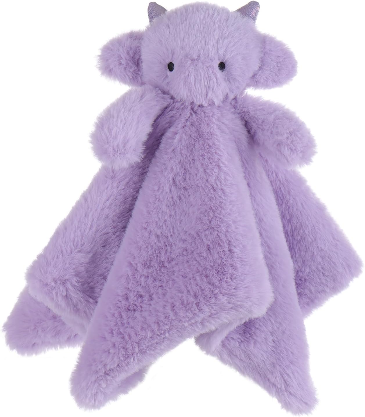 Apricot Lamb Purple Dragon Baby Lovey Security Blanket