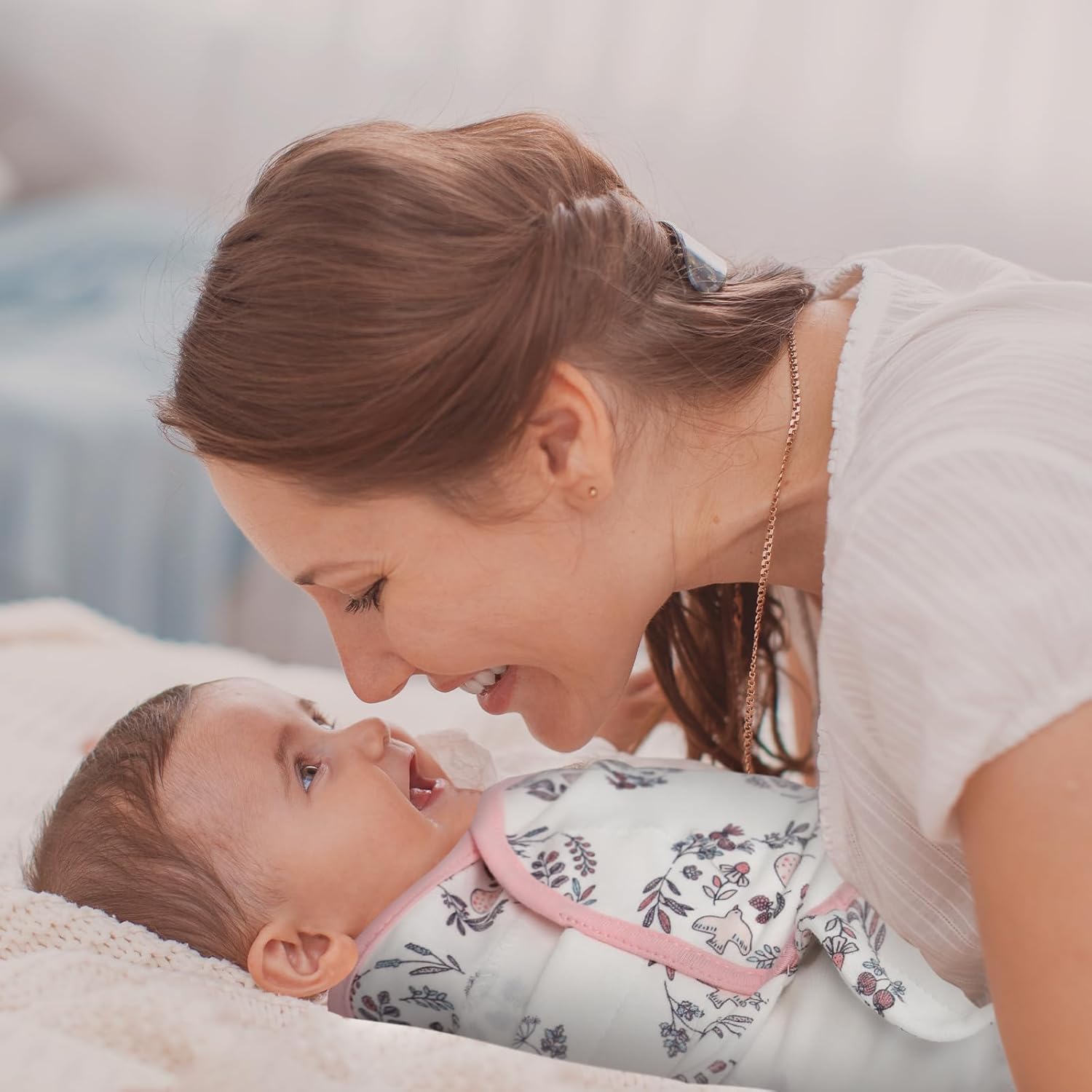LYRICHOM Baby Swaddle Sacks 3-Pack Organic Cotton