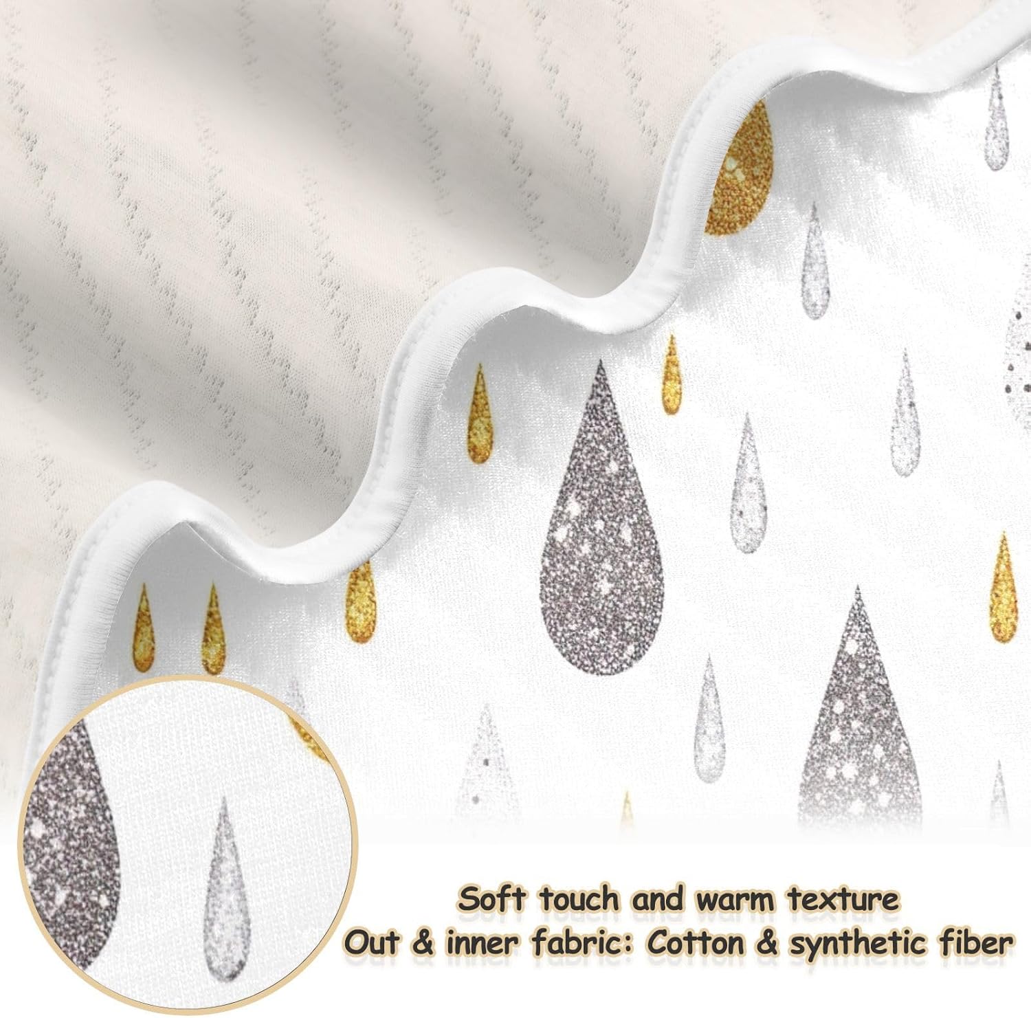 Wassud 30 x 40 Baby Blanket for Newborn to Toddler