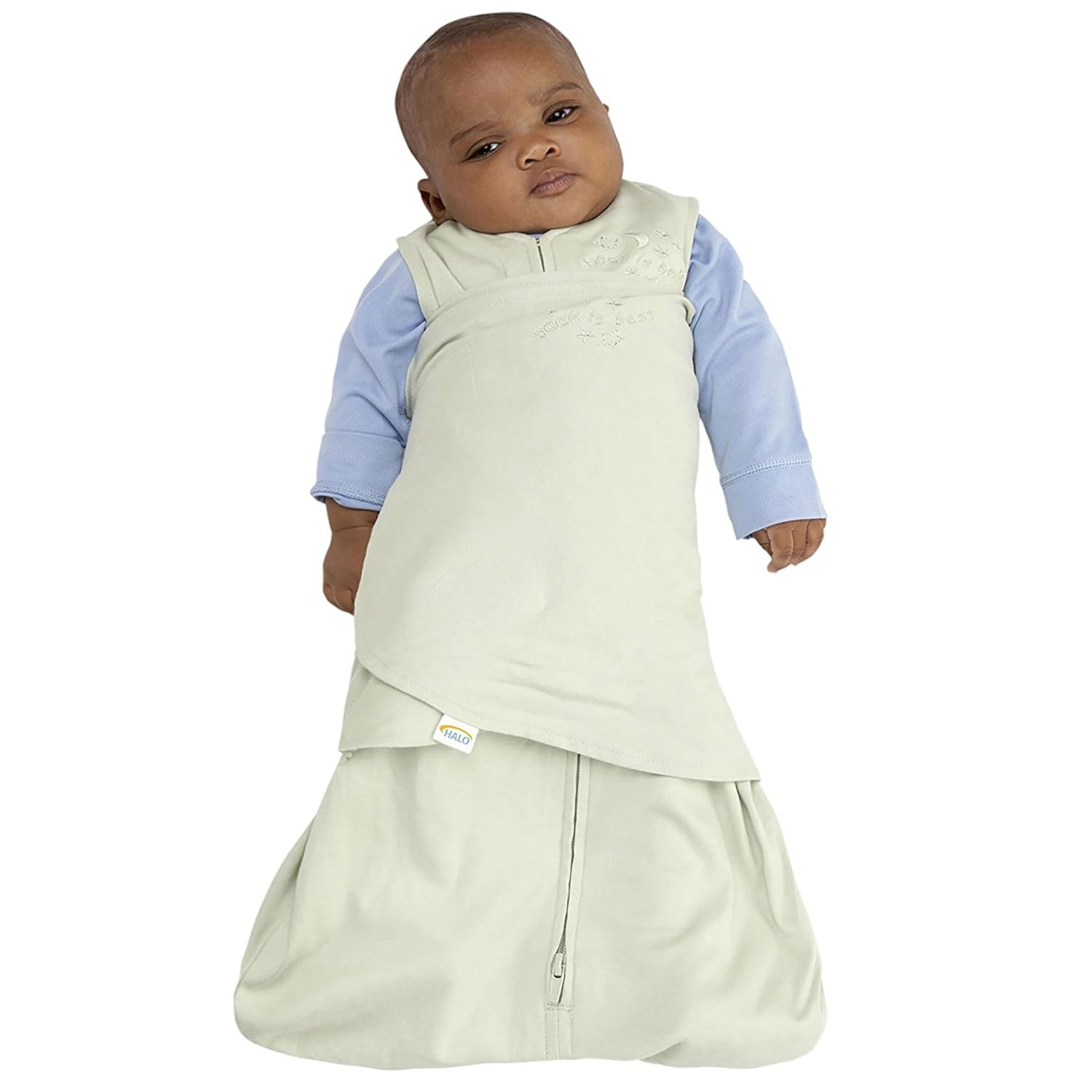 HALO 100 Cotton Swaddle Sleepsack TOG 15 3-Way Adjustable Newborn