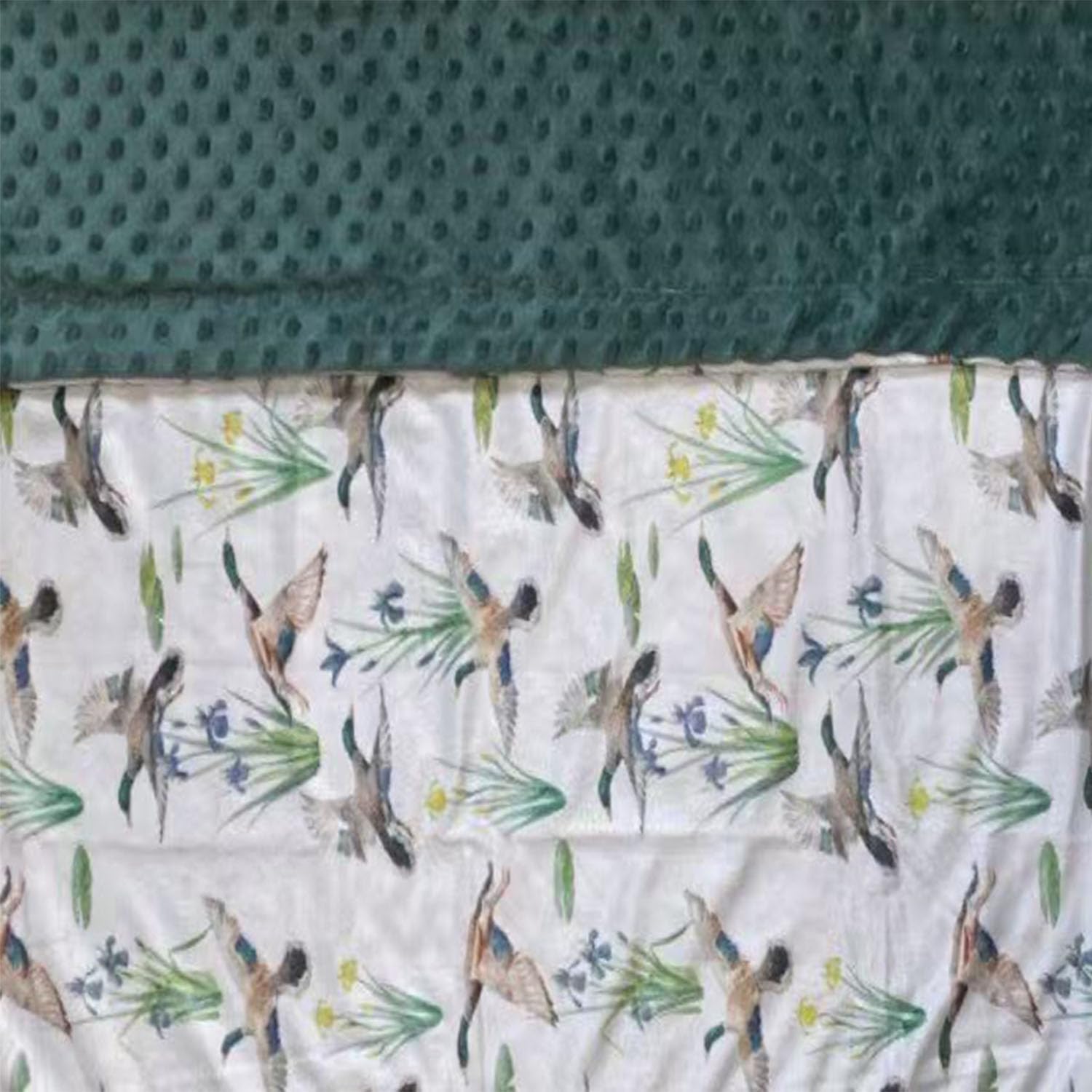Super Soft Baby Blanket Double Layer Minky with Dotted Backing 30x40 Inch