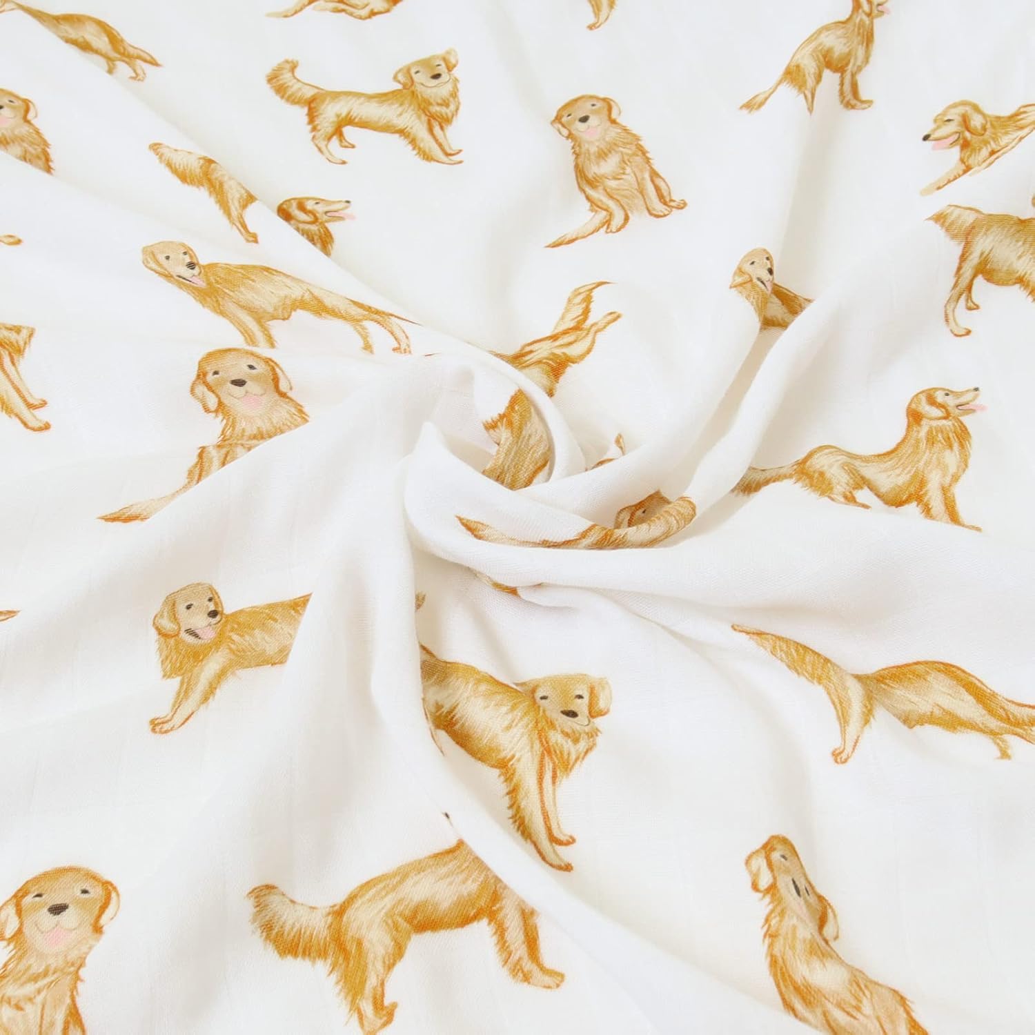 LifeTree Muslin Swaddle Blankets 47x47 Soft and Breathable