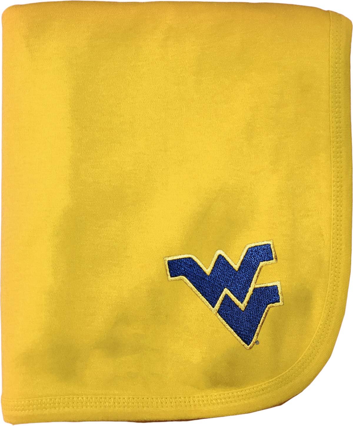Creative Knitwear West Virginia University Mountaineers Solid Baby Blanket 33 x 36