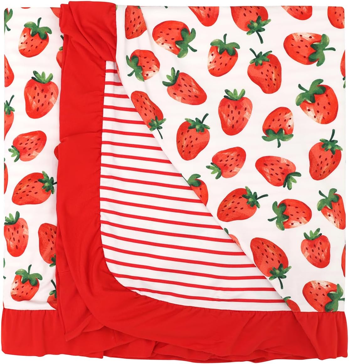 DREAMHALO 50x50 Baby Blanket Strawberry
