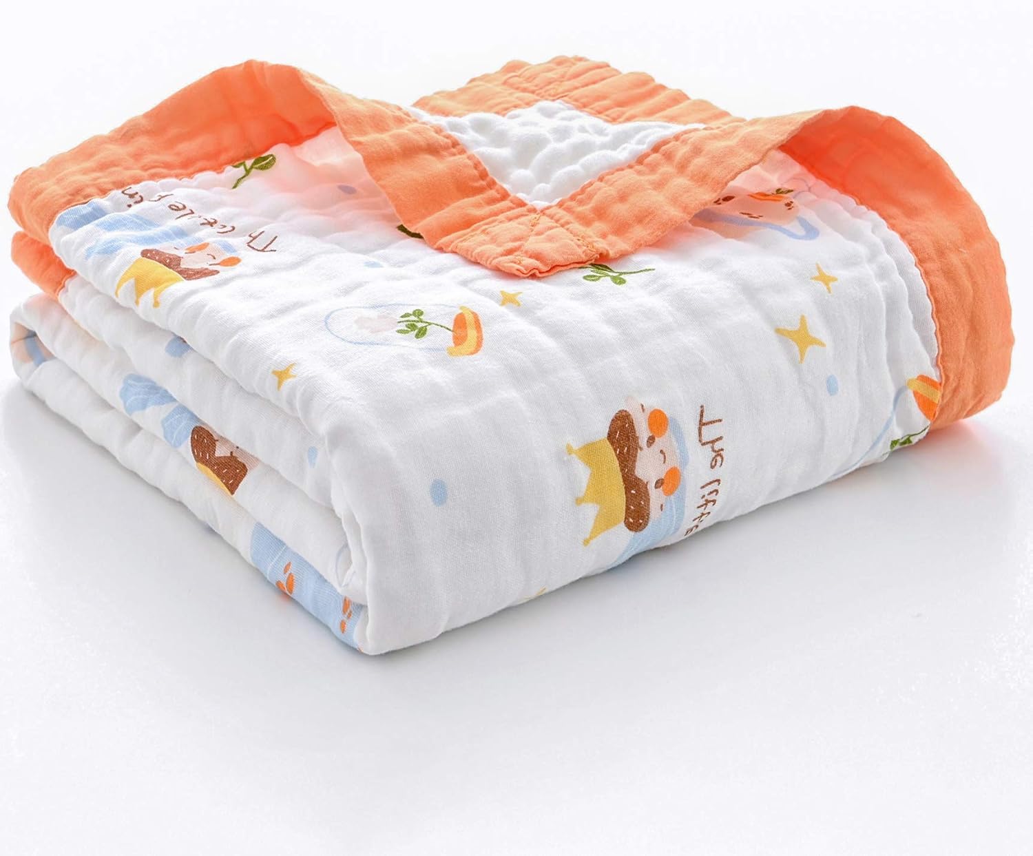 Jay Ava 42 x 42 4-Layer Muslin Blanket for Baby