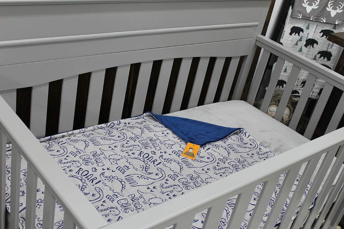 Dear Baby Gear Deluxe Baby Blanket - Reversible Soft 40x30 Inches