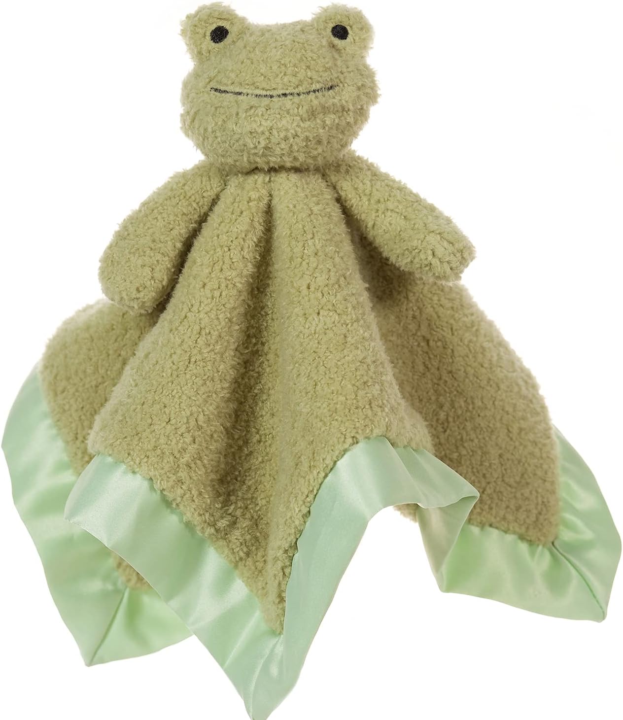 Apricot Lamb Green Frog Bed Blanket
